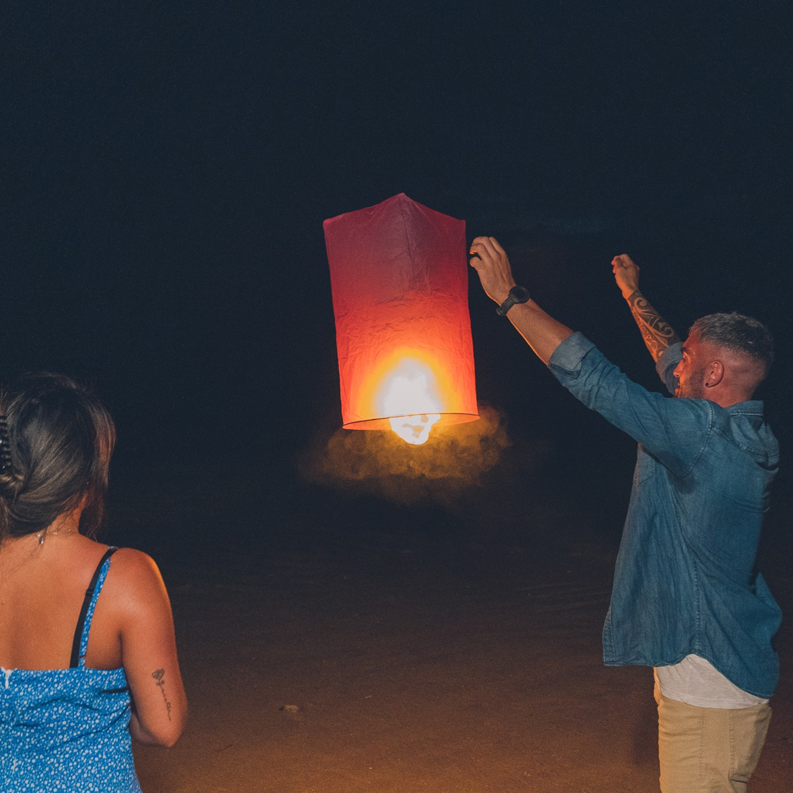 Photo. Romantic proposal on Koh Samui, Thailand
