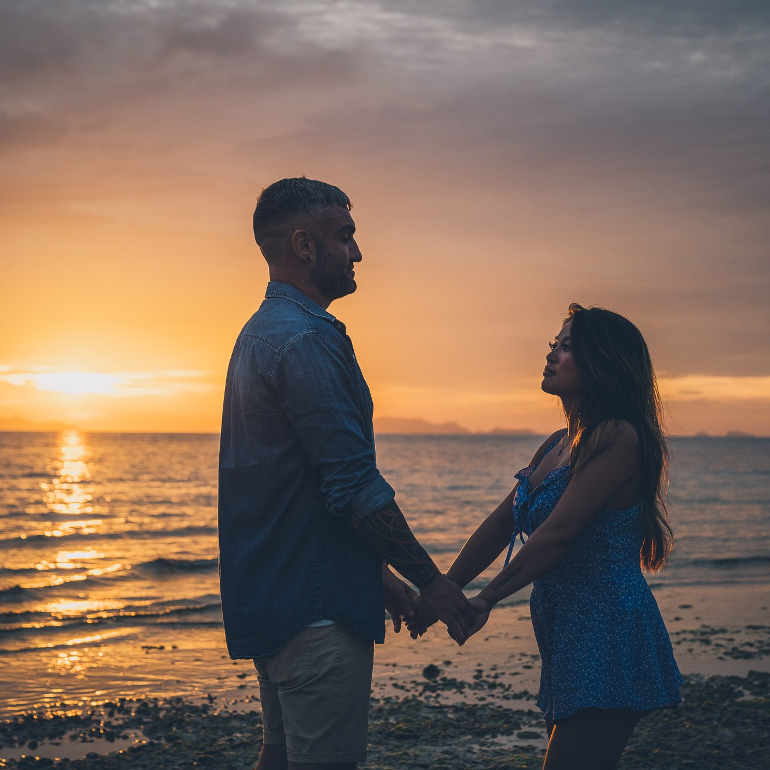Photo. Romantic proposal on Koh Samui, Thailand