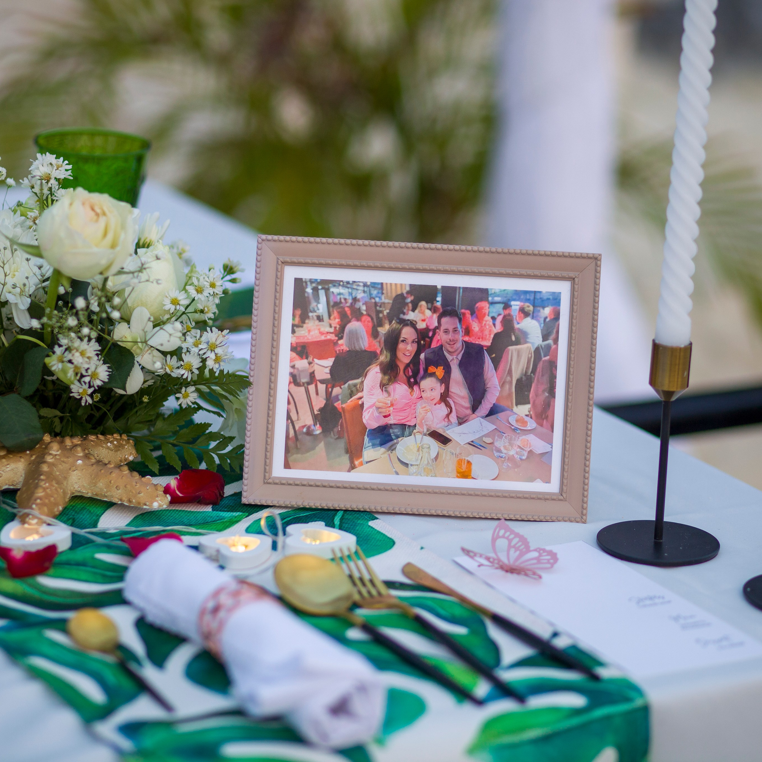 Photo. Romantic proposal on Koh Samui, Thailand
