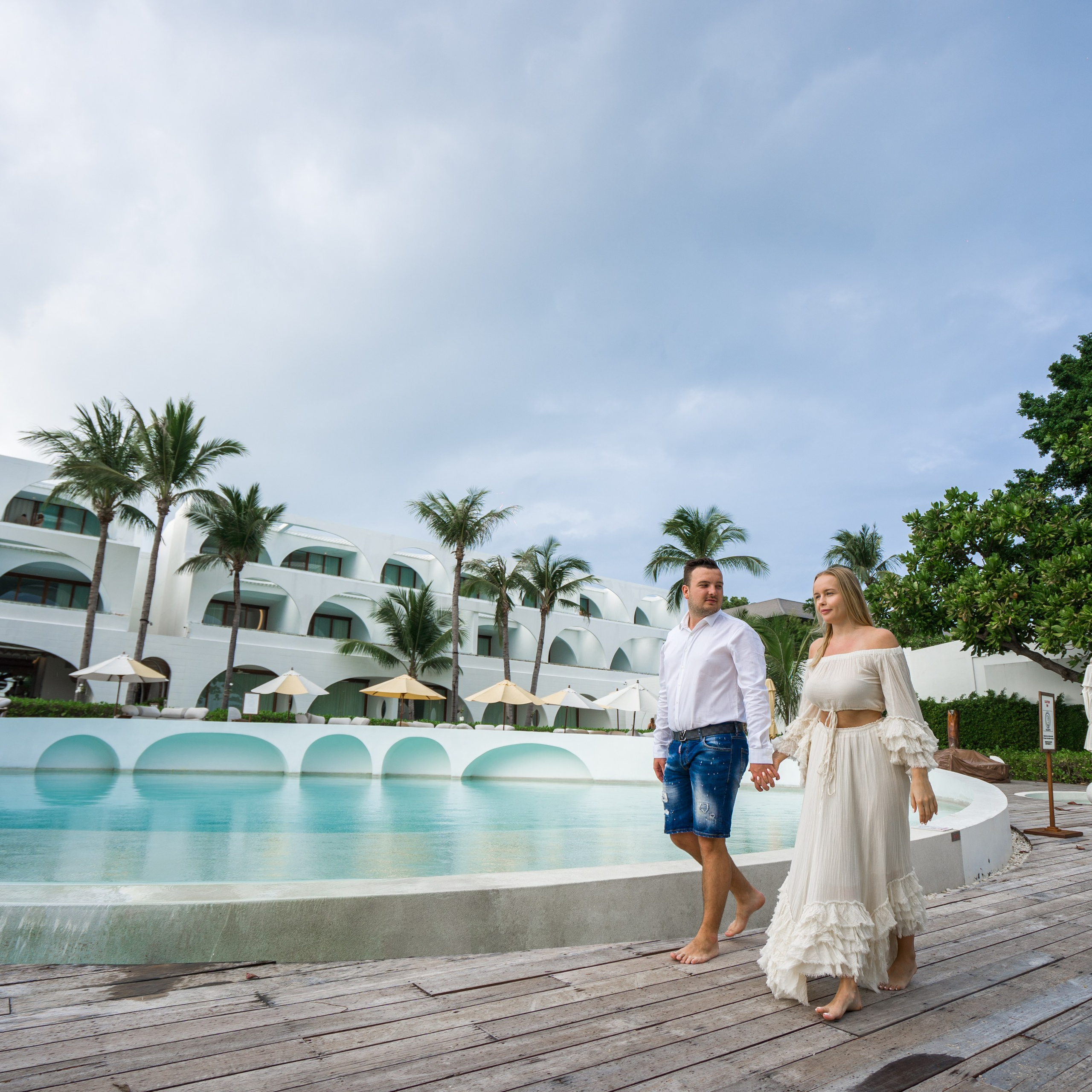 Photo. Romantic proposal on Koh Samui, Thailand