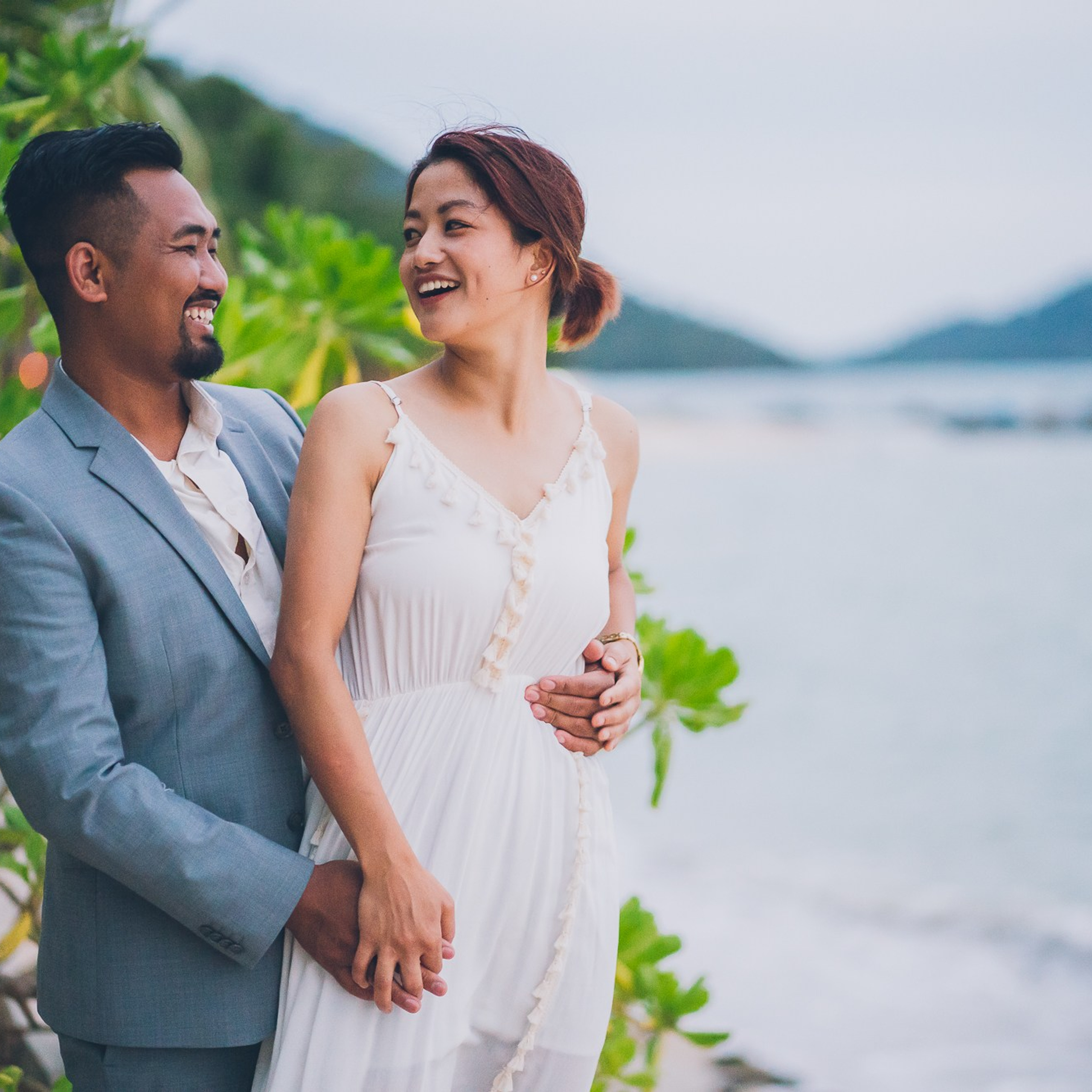 Photo. Romantic proposal on Koh Samui, Thailand