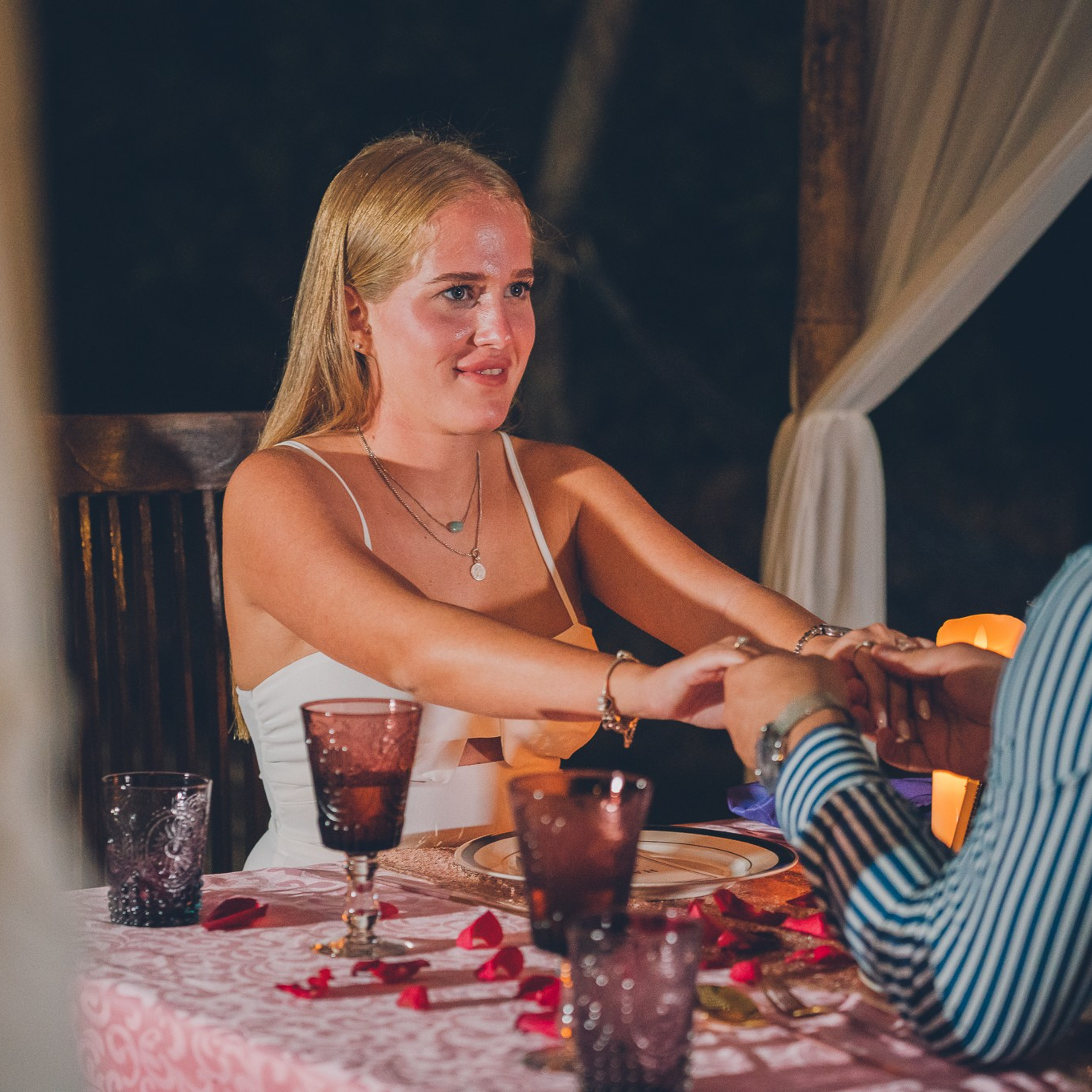 Photo. Romantic proposal on Koh Samui, Thailand