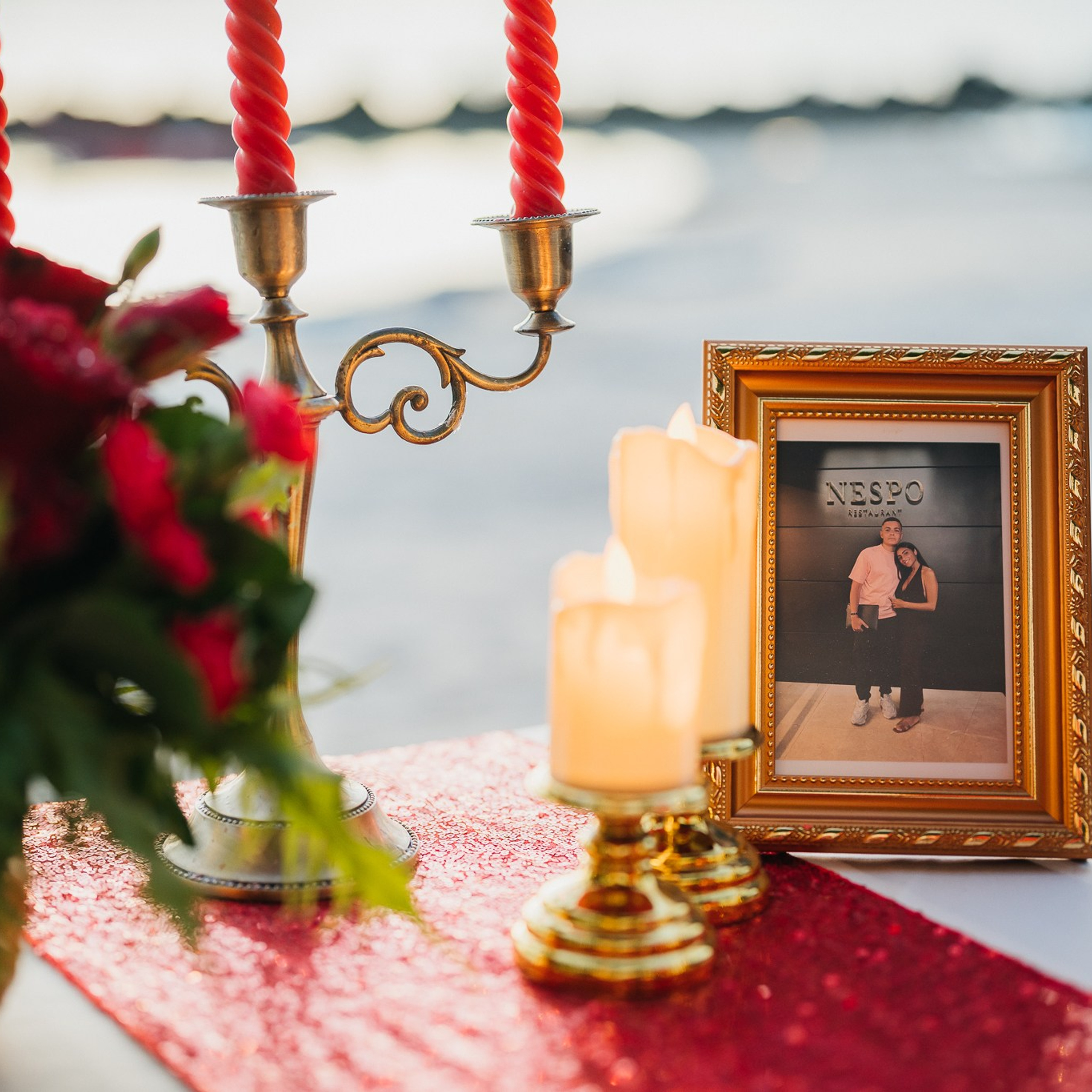 Photo. Romantic proposal on Koh Samui, Thailand