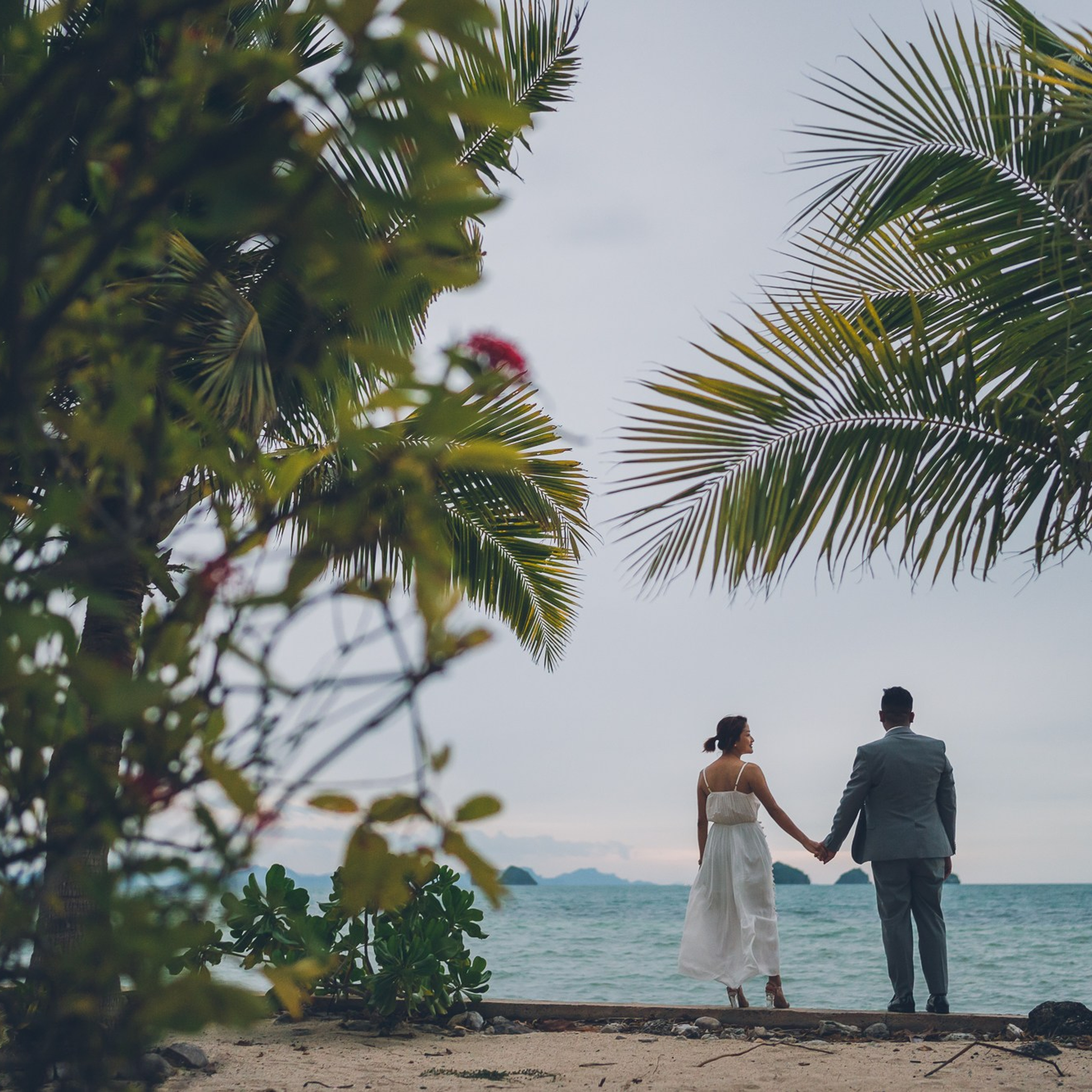 Photo. Romantic proposal on Koh Samui, Thailand