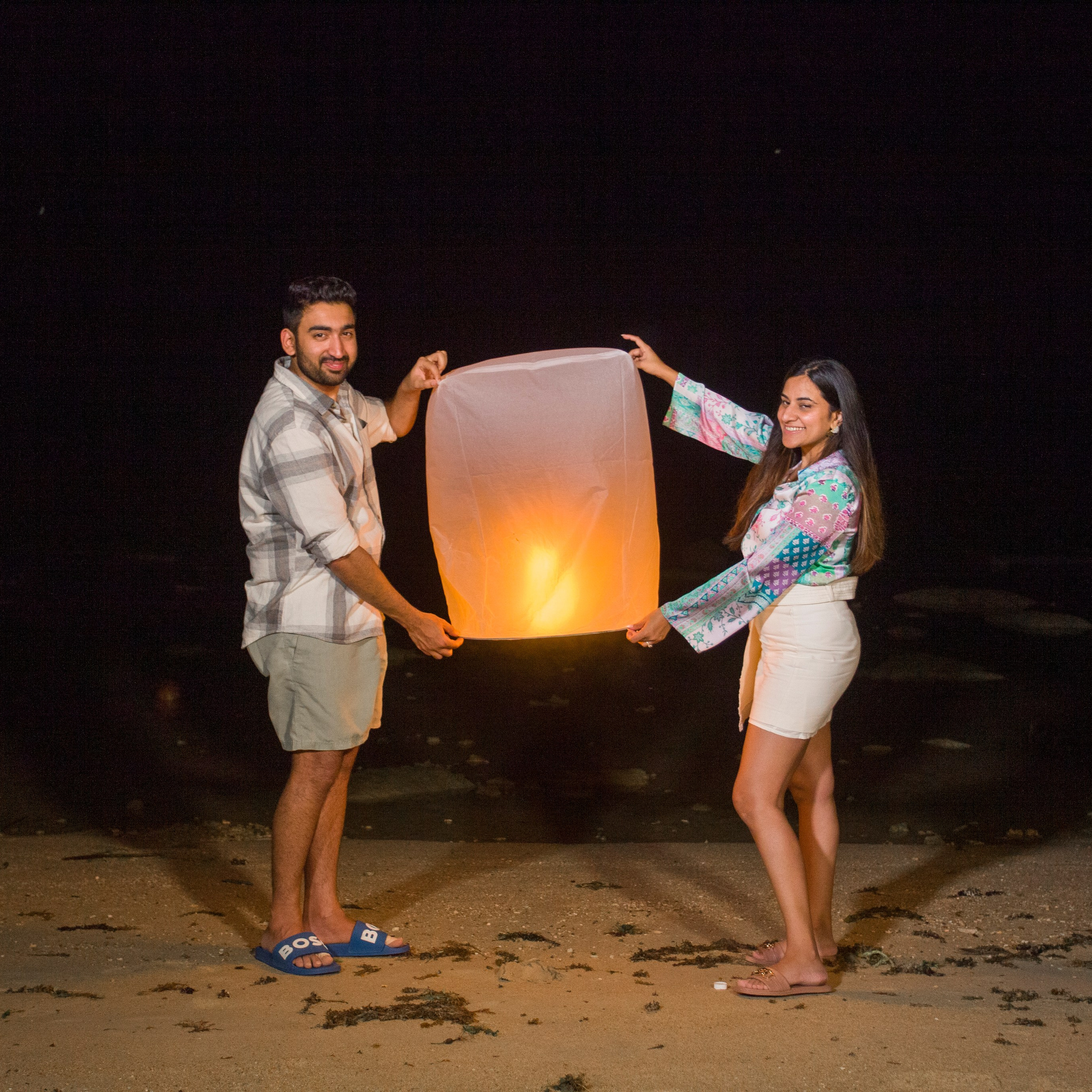 Photo. Romantic proposal on Koh Samui, Thailand