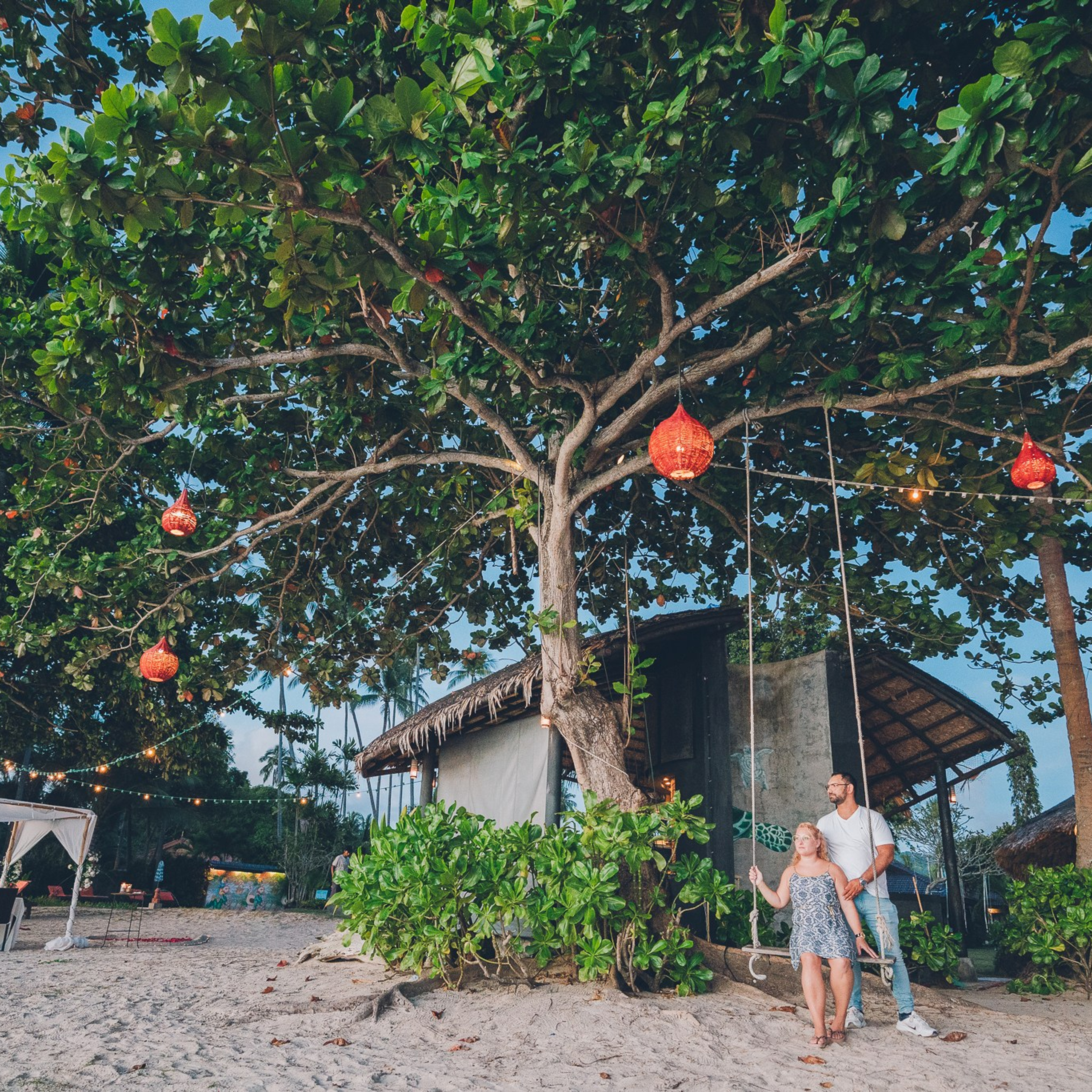 Photo. Romantic proposal on Koh Samui, Thailand