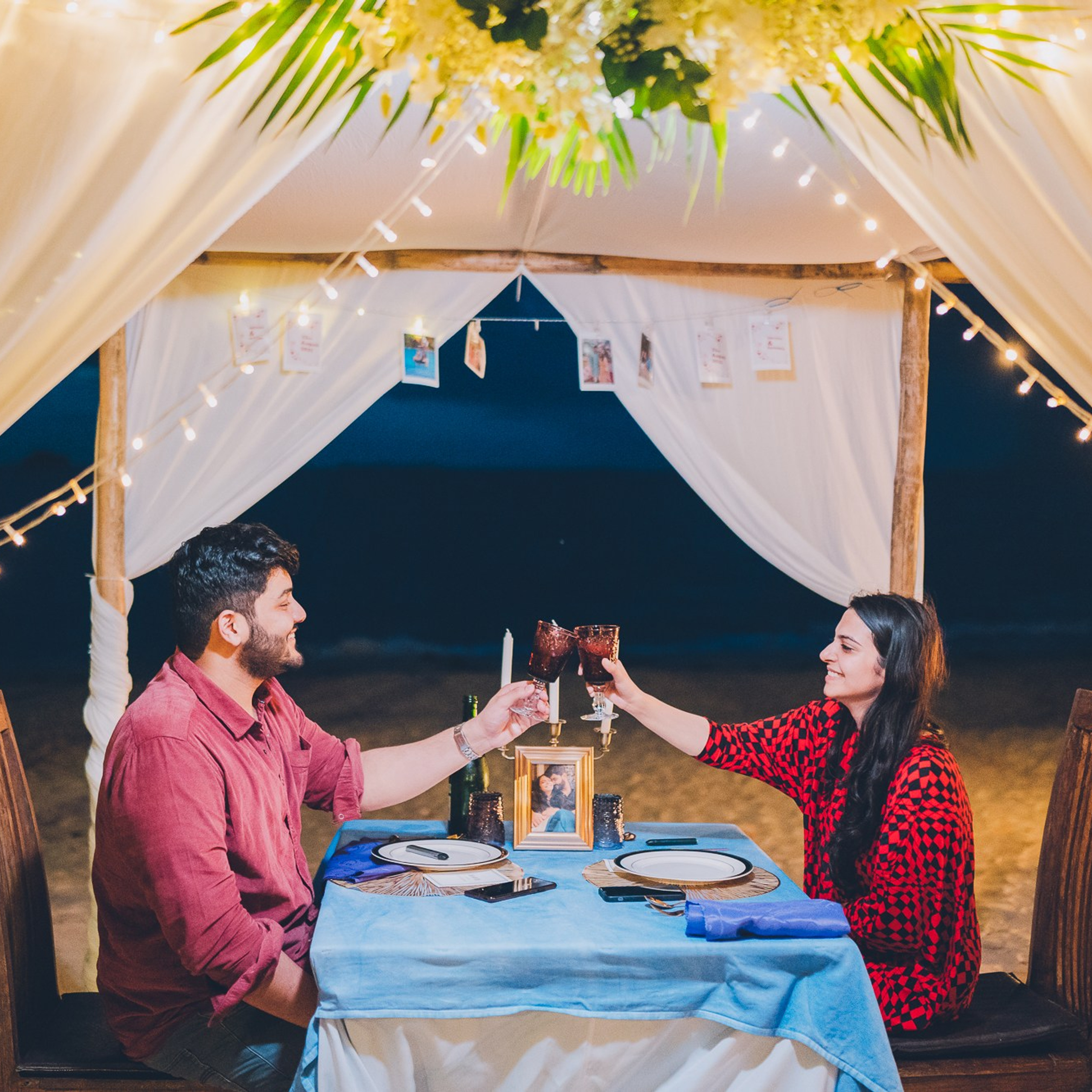 Photo. Romantic proposal on Koh Samui, Thailand