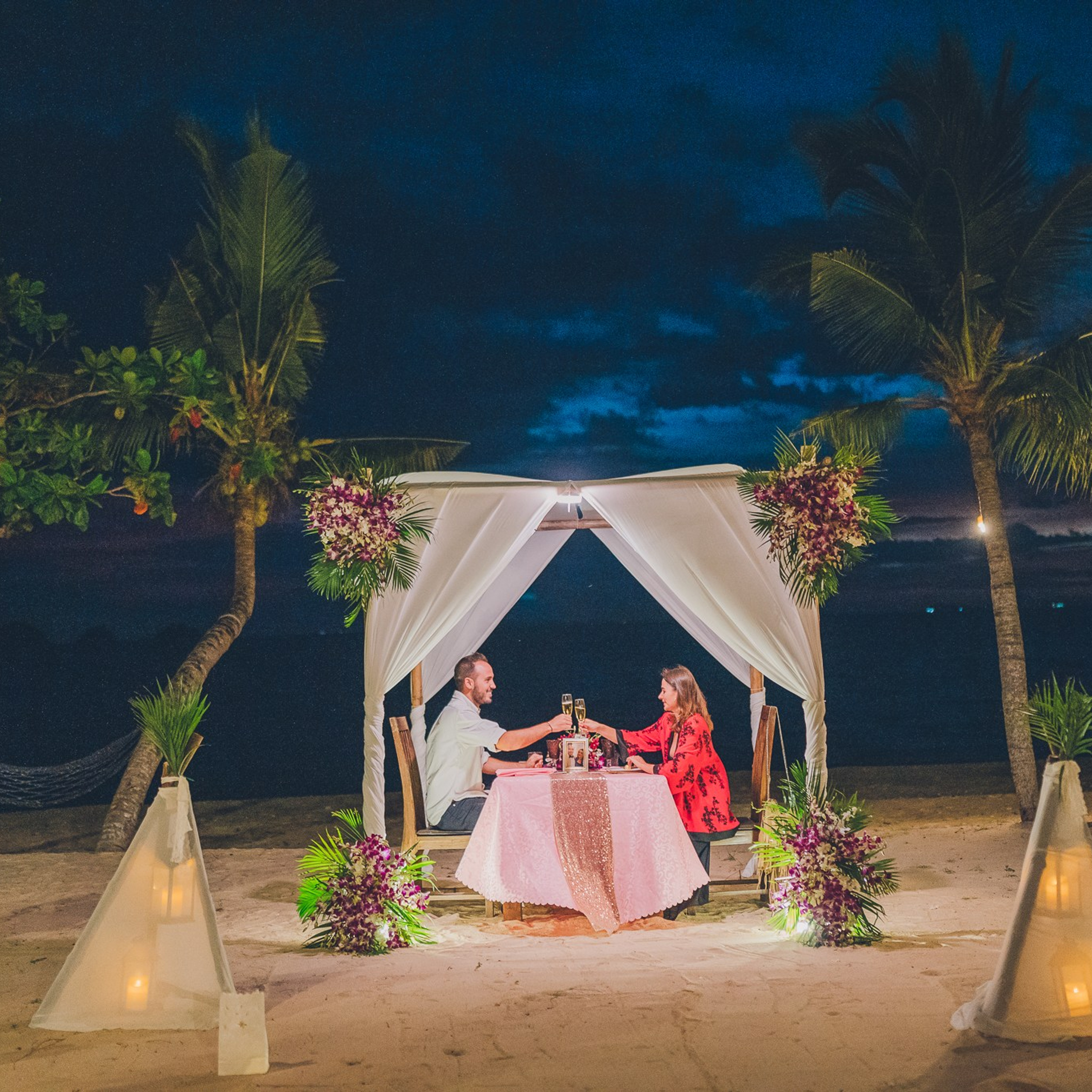 Photo. Romantic proposal on Koh Samui, Thailand