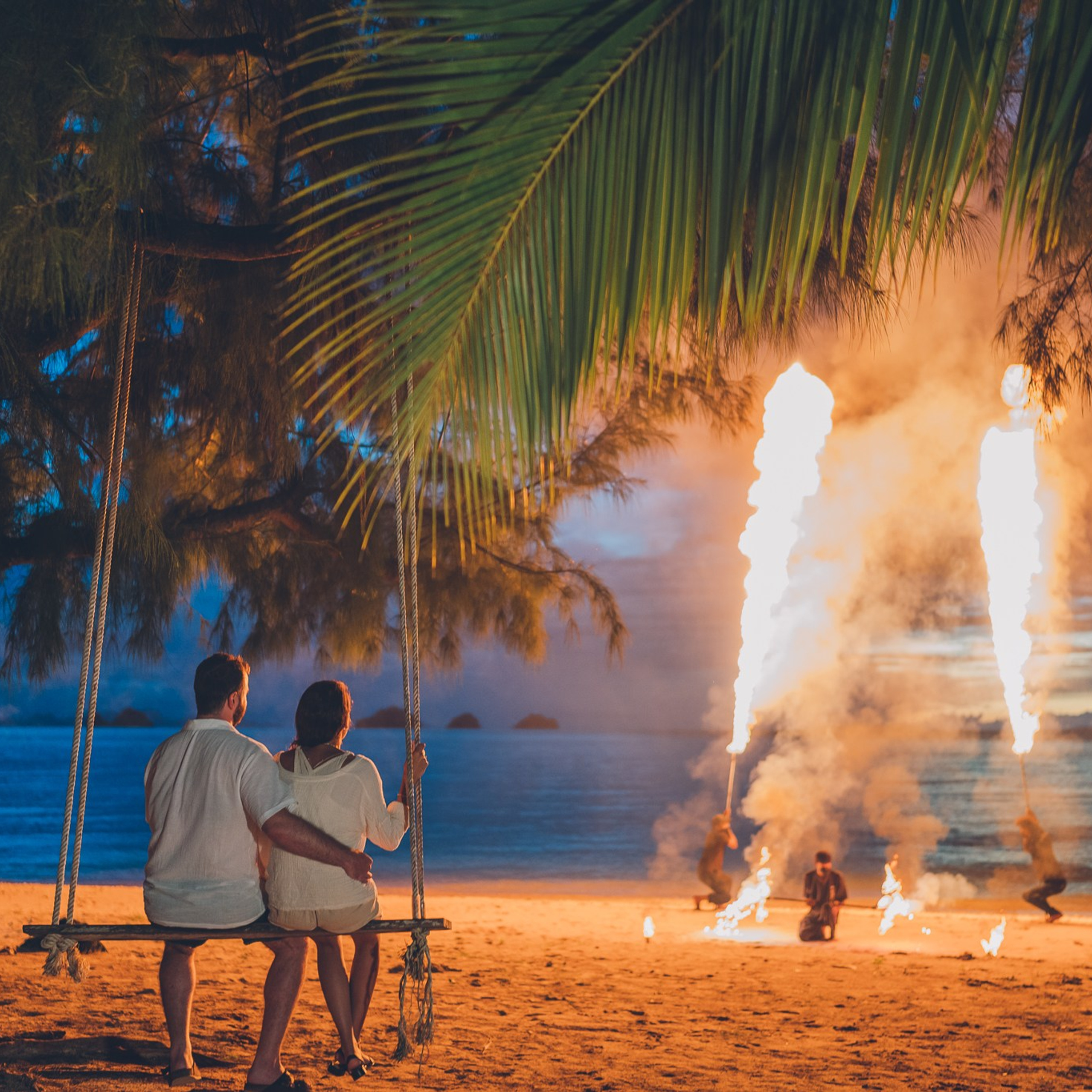 Photo. Romantic proposal on Koh Samui, Thailand