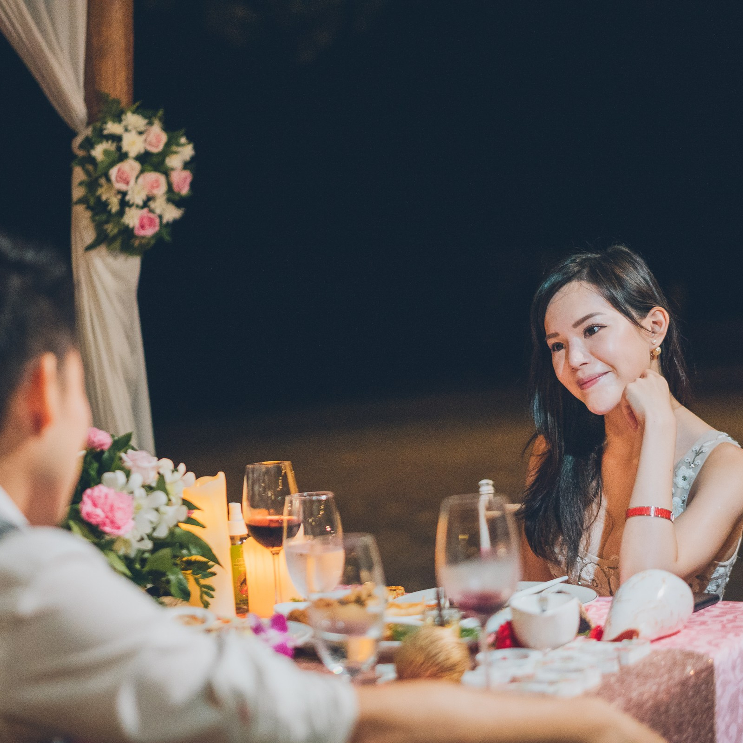 Photo. Romantic proposal on Koh Samui, Thailand