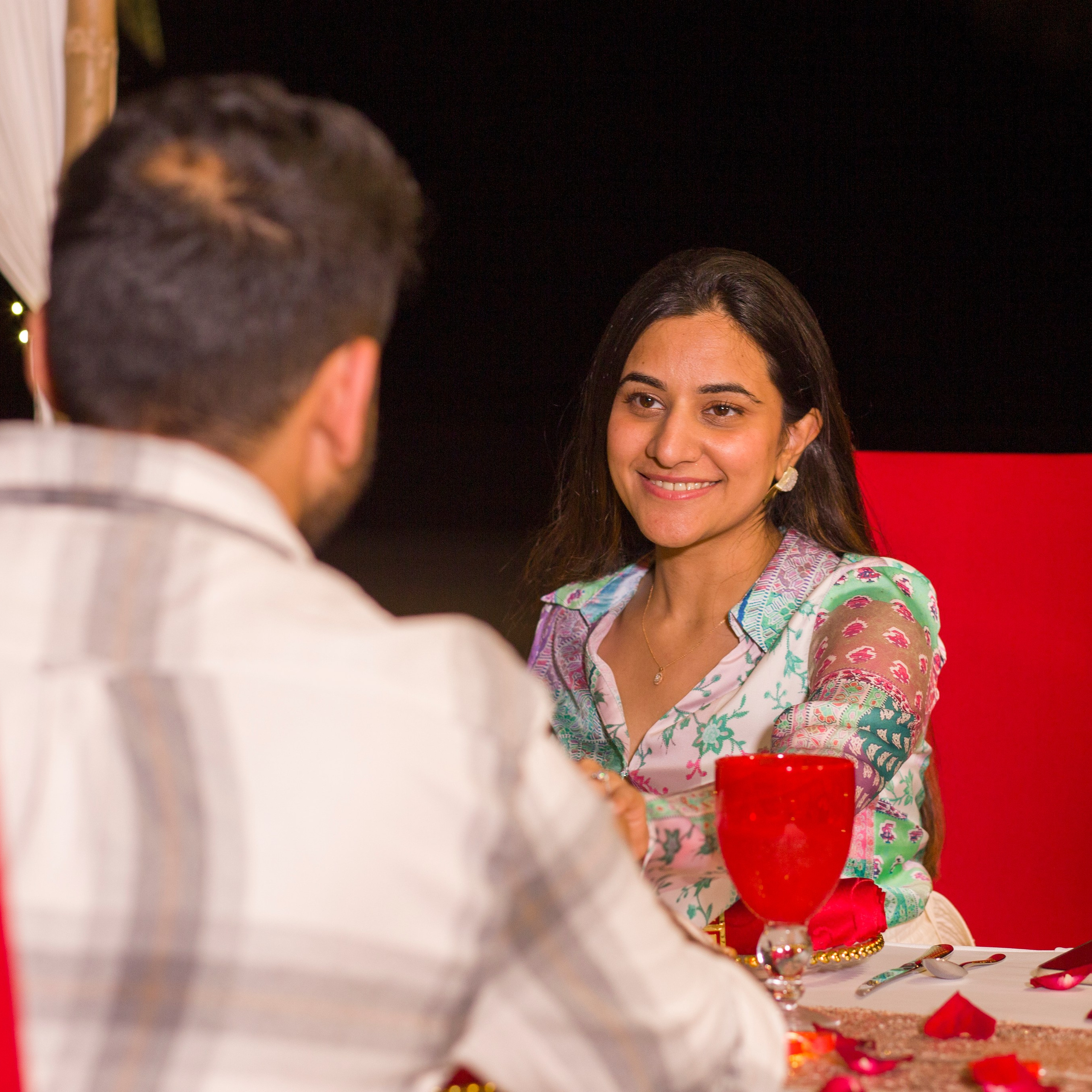 Photo. Romantic proposal on Koh Samui, Thailand