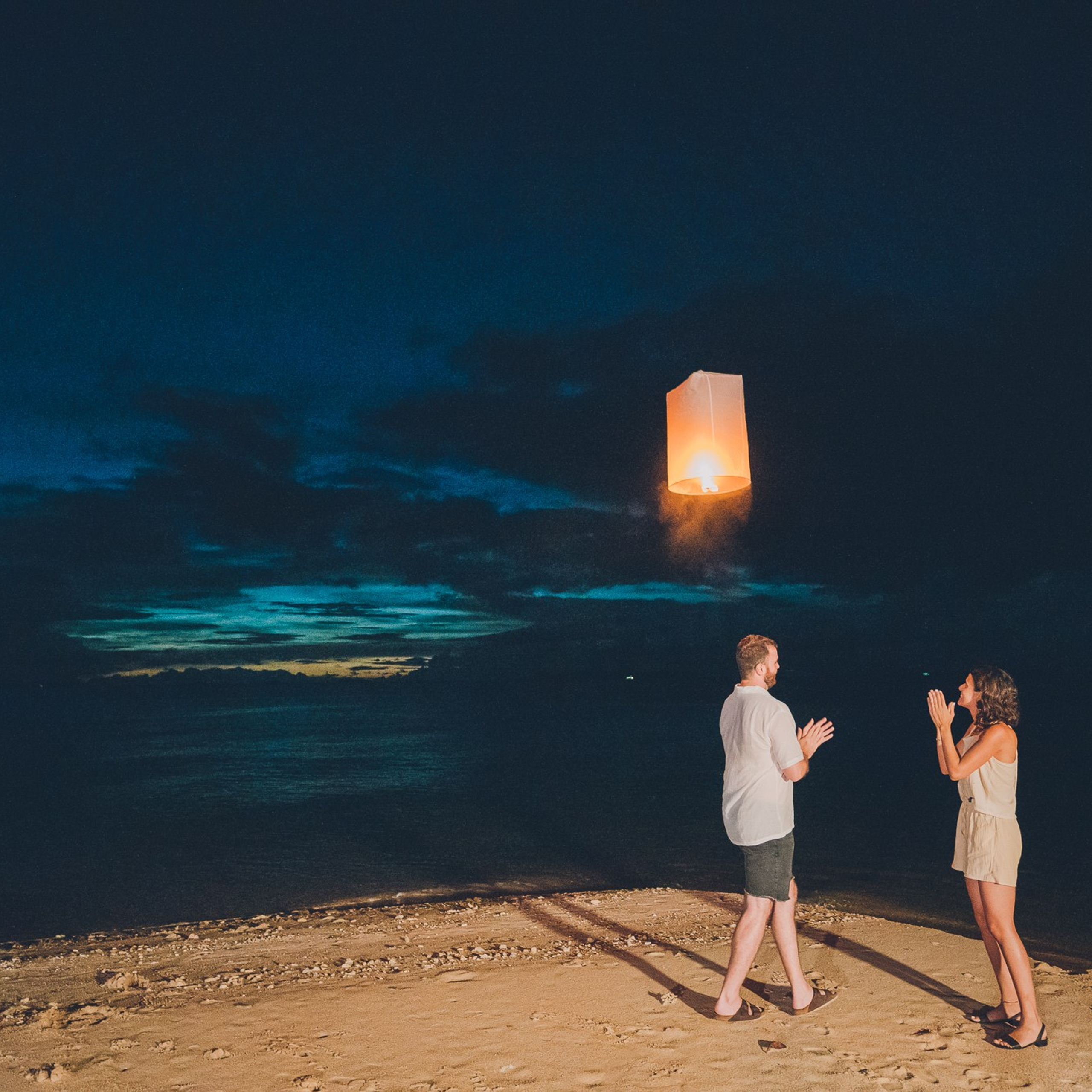 Photo. Romantic proposal on Koh Samui, Thailand