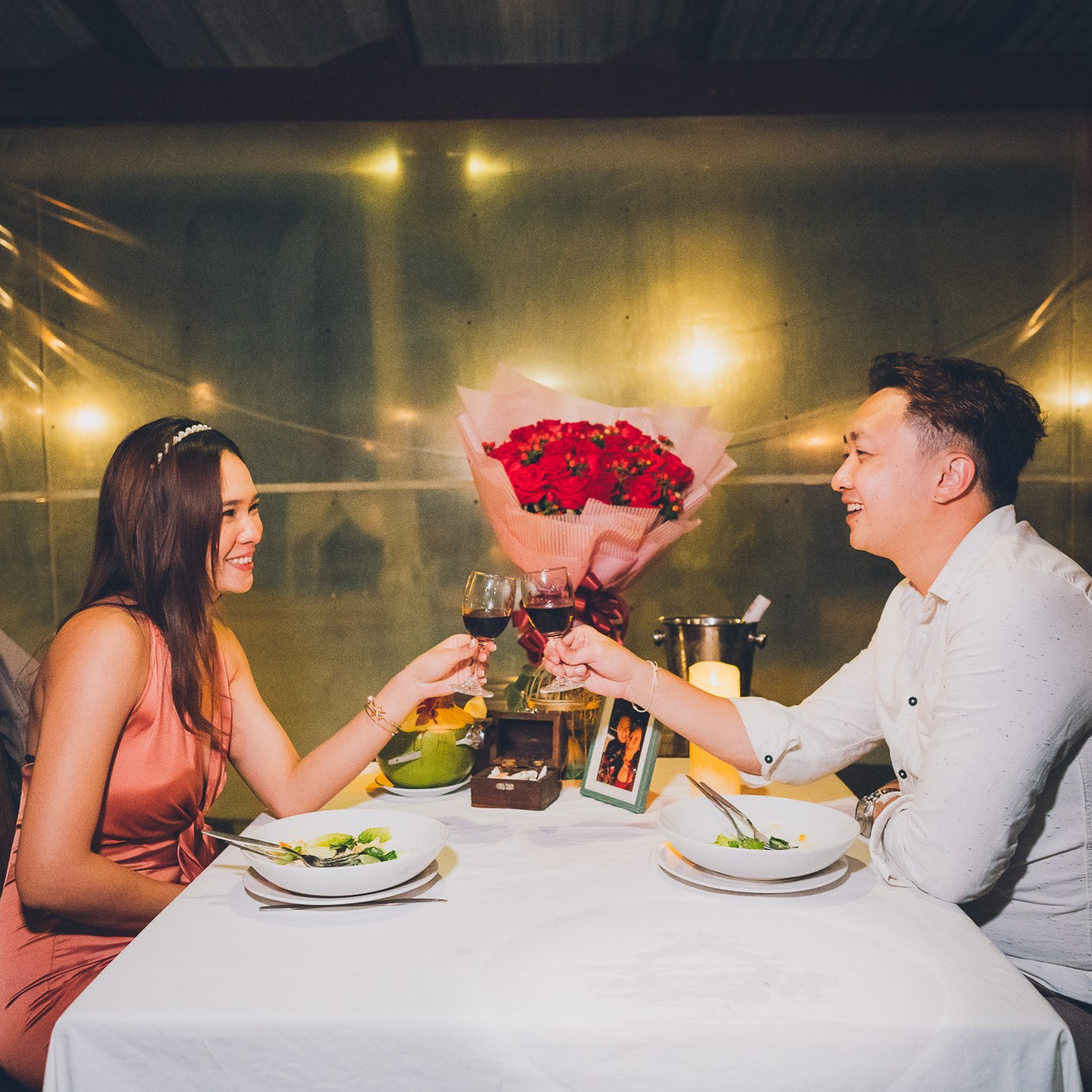 Photo. Romantic proposal on Koh Samui, Thailand