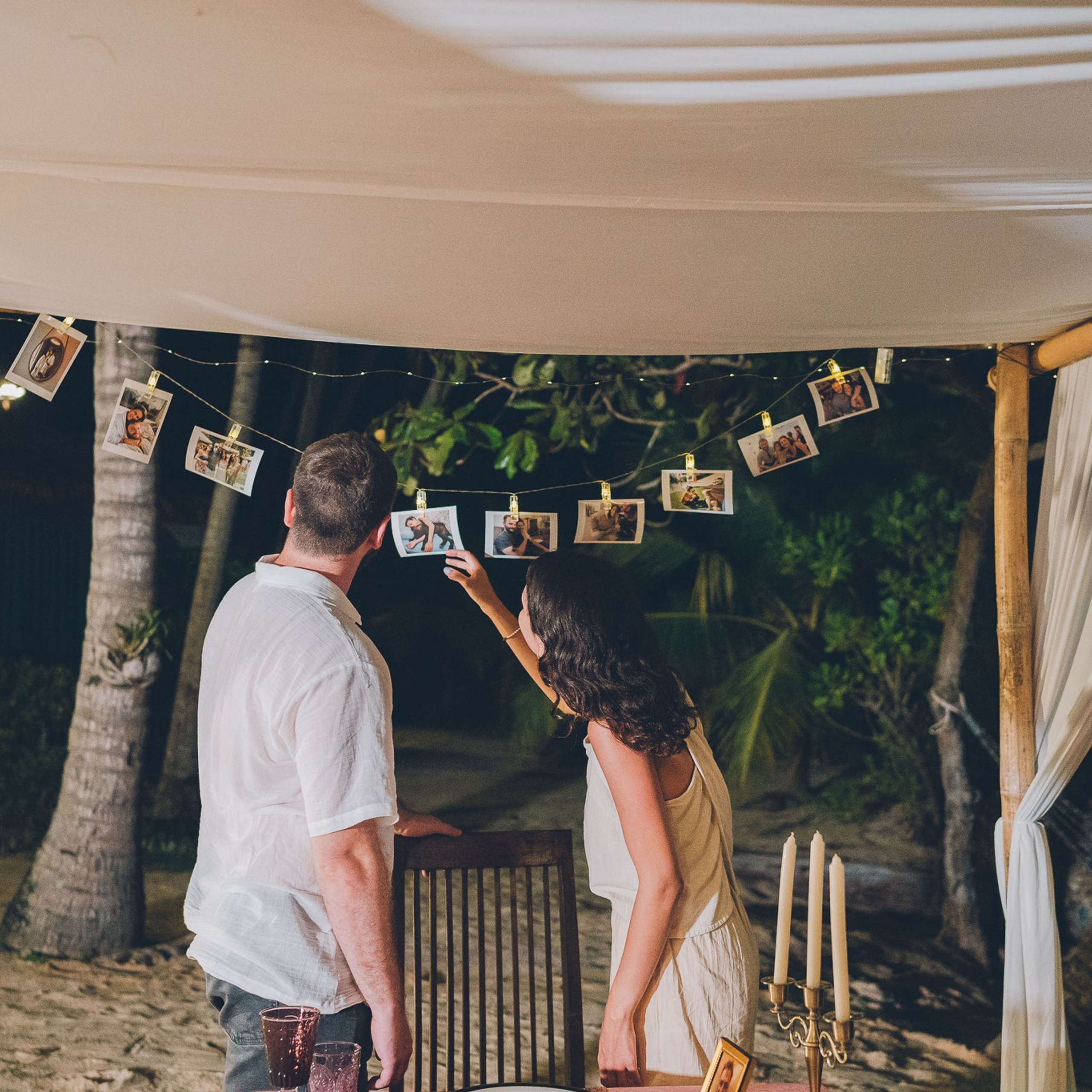 Photo. Romantic proposal on Koh Samui, Thailand
