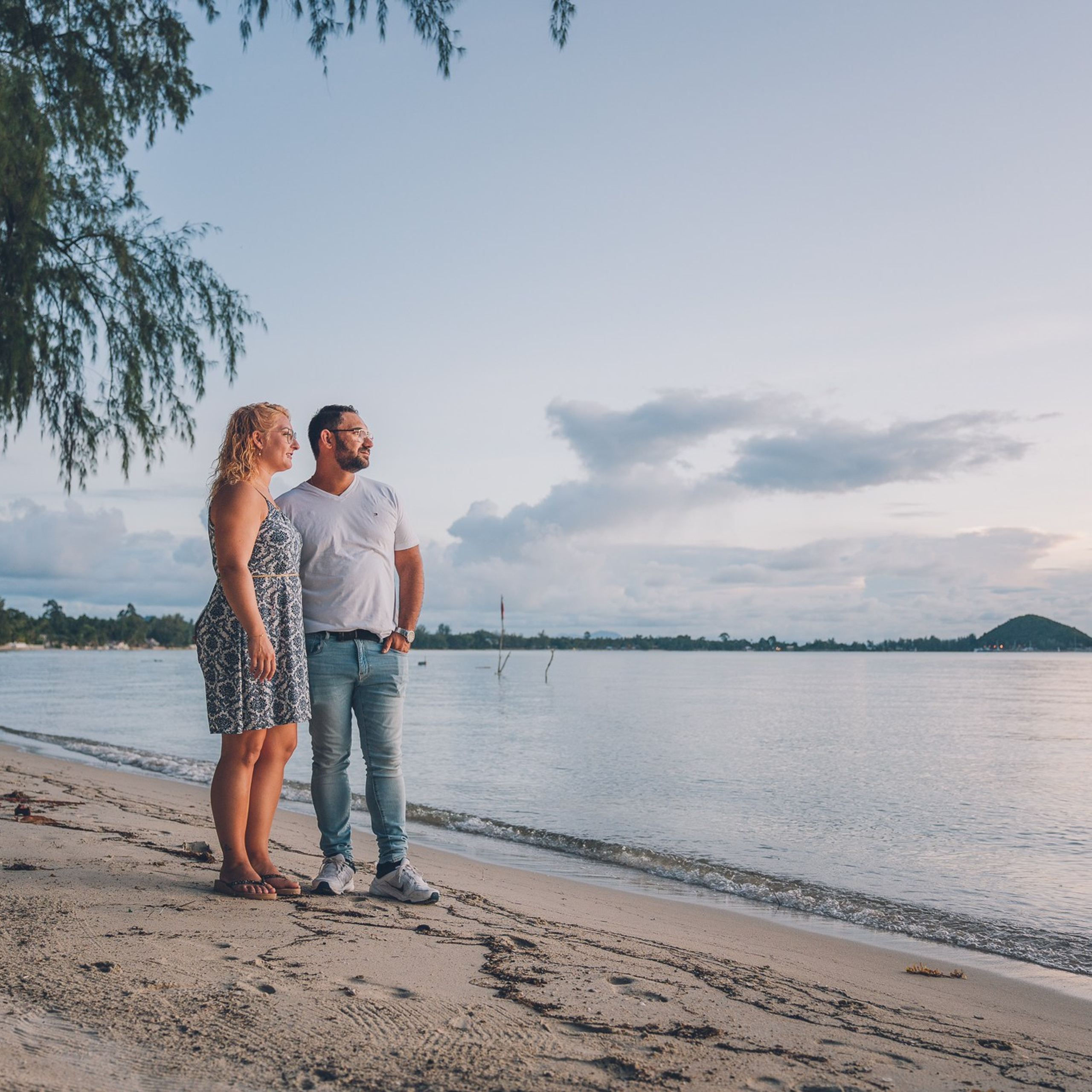 Photo. Romantic proposal on Koh Samui, Thailand