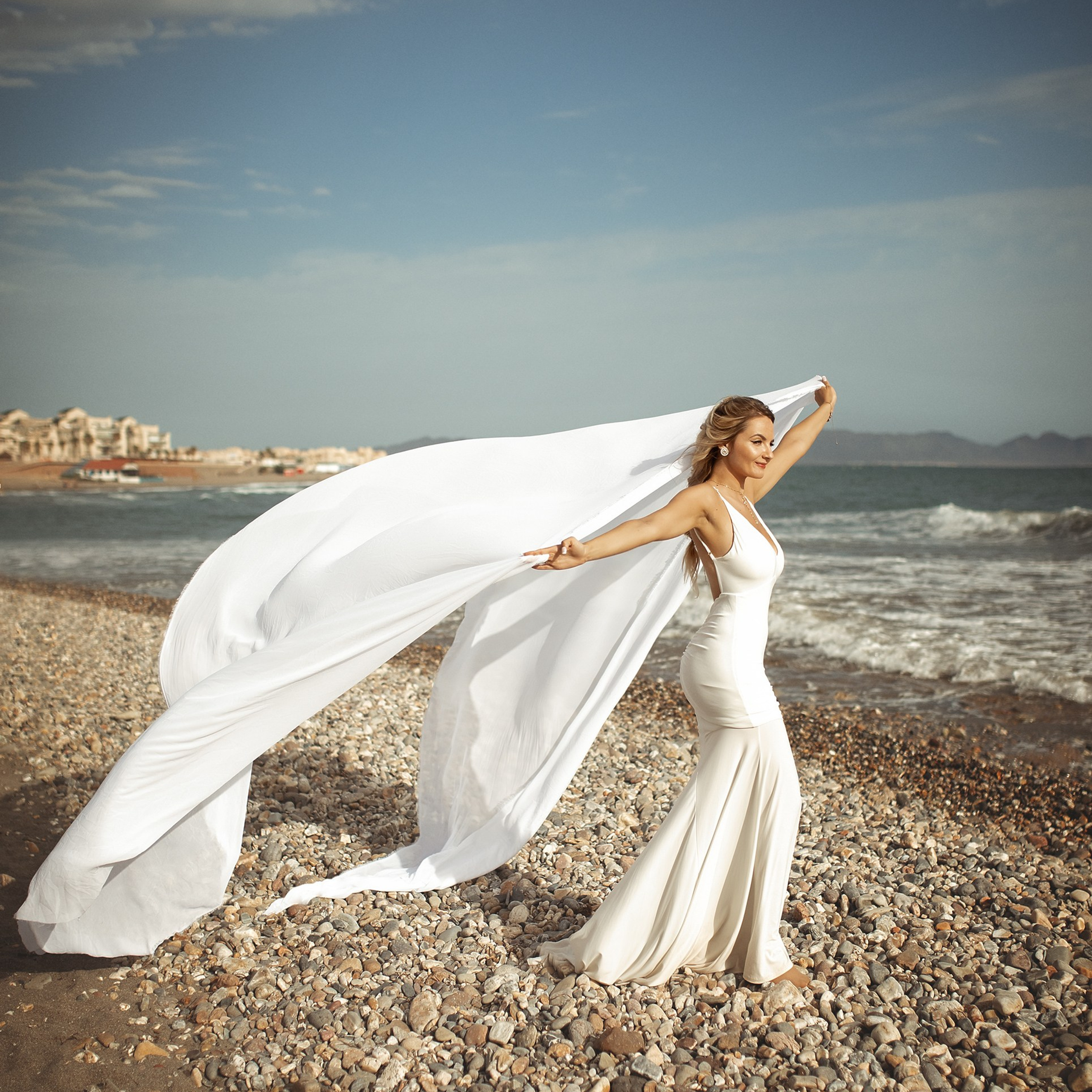 Post-Boda en exteriores. Fotógrafo Almeria. Swetlana Ushakova