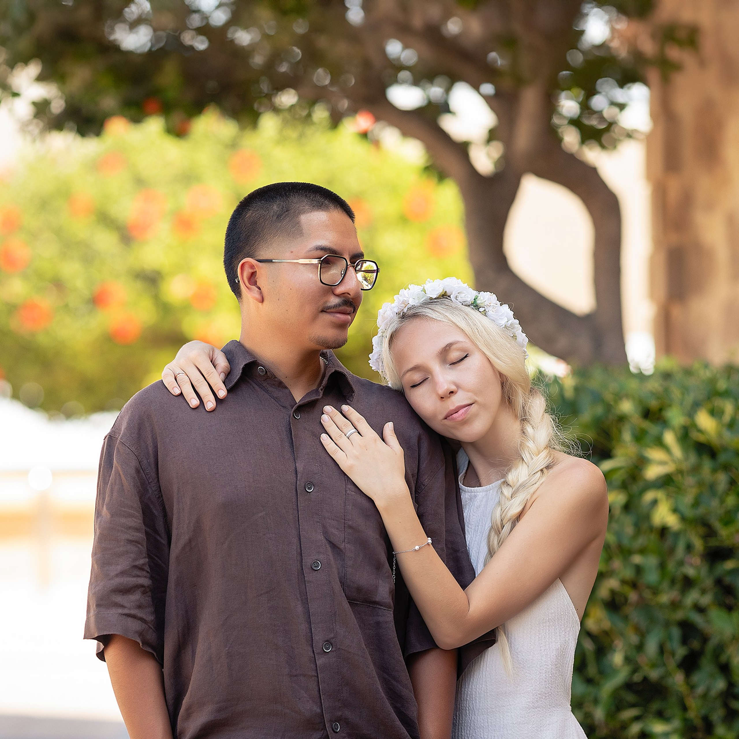 Sesión fotográfica de boda en el castillo Santa Ana Roquetas del Mar