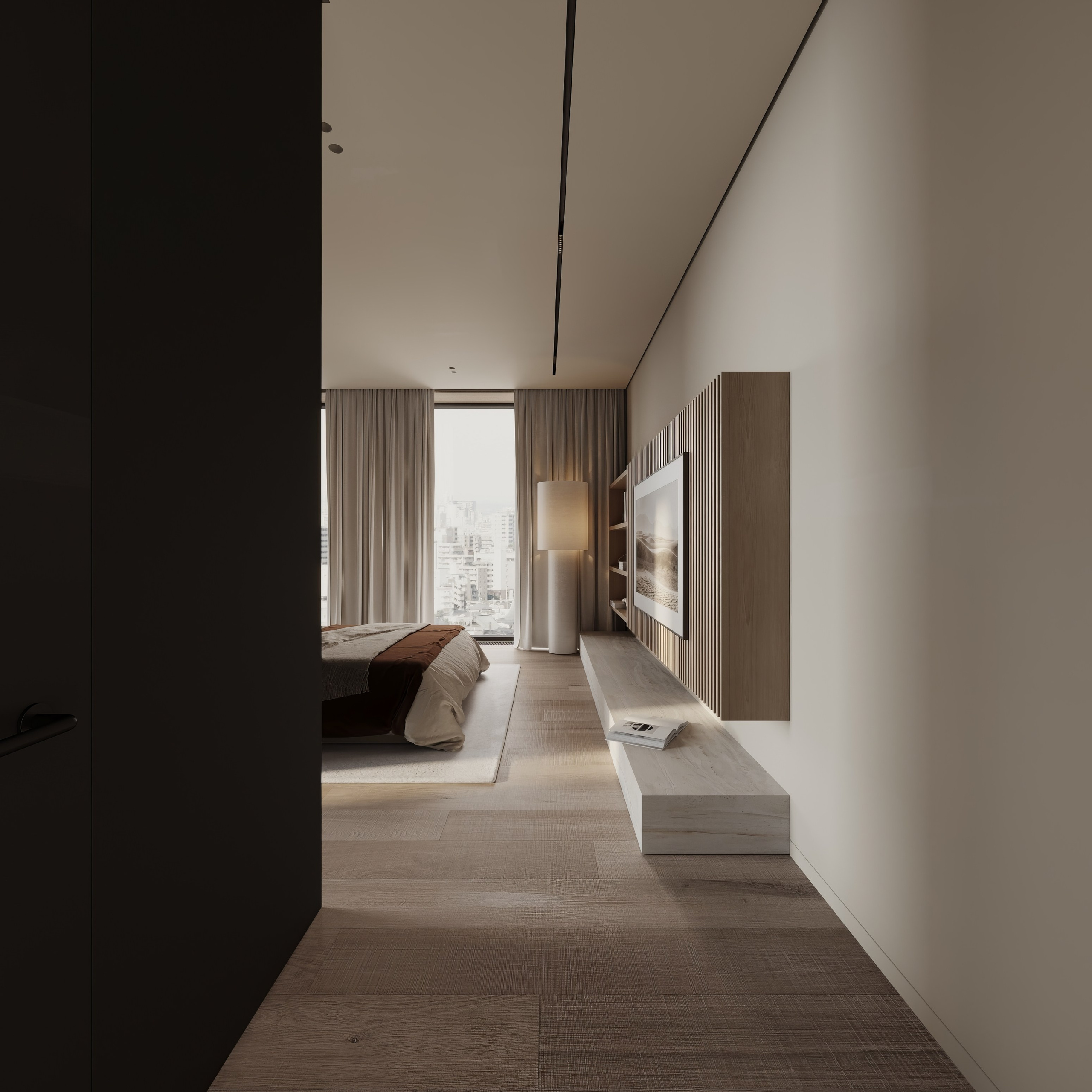 3D Scene Bedroom. Anastasia Sorochin| 3d Visualization
