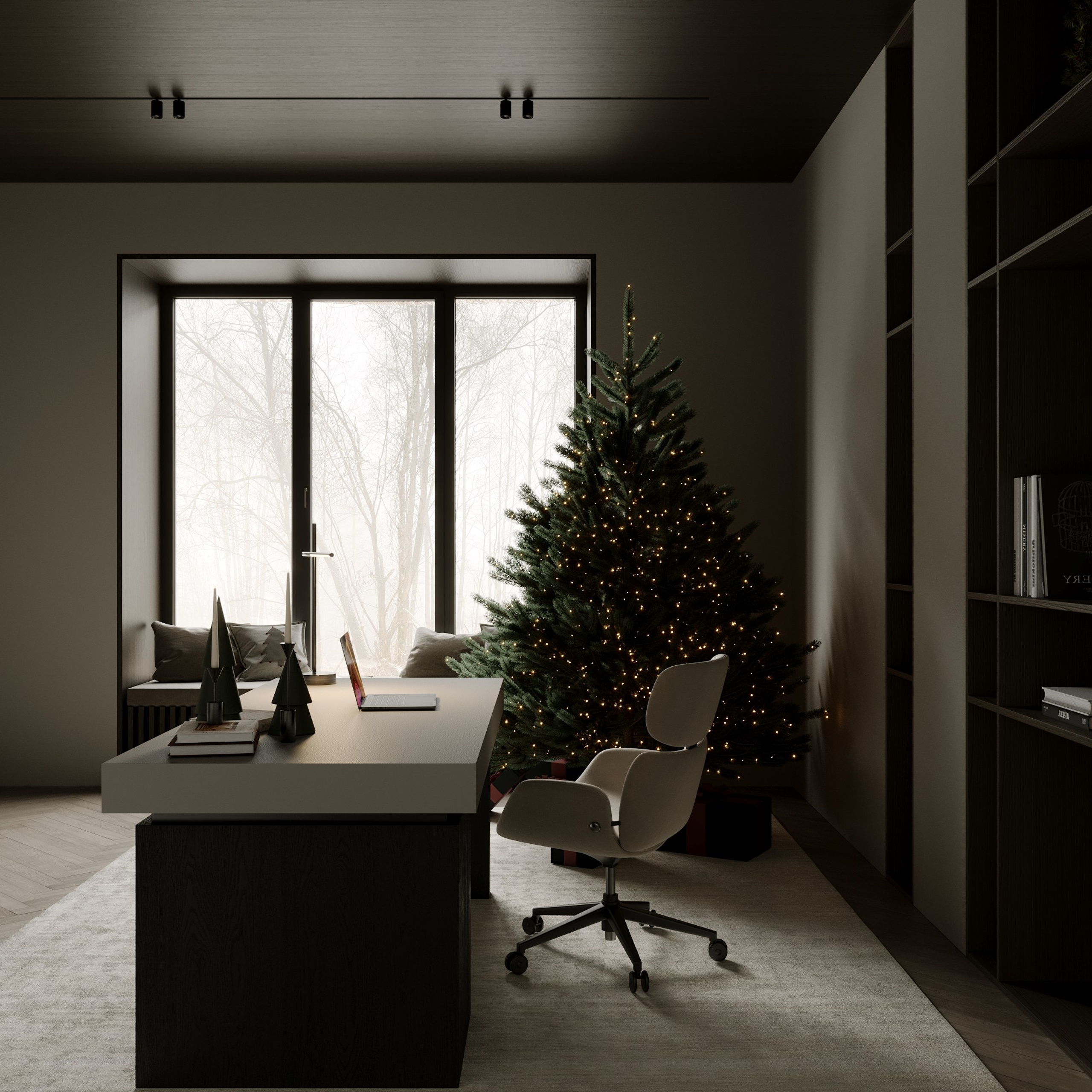 3D Scene Home Office. Anastasia Sorochin| 3d Visualization