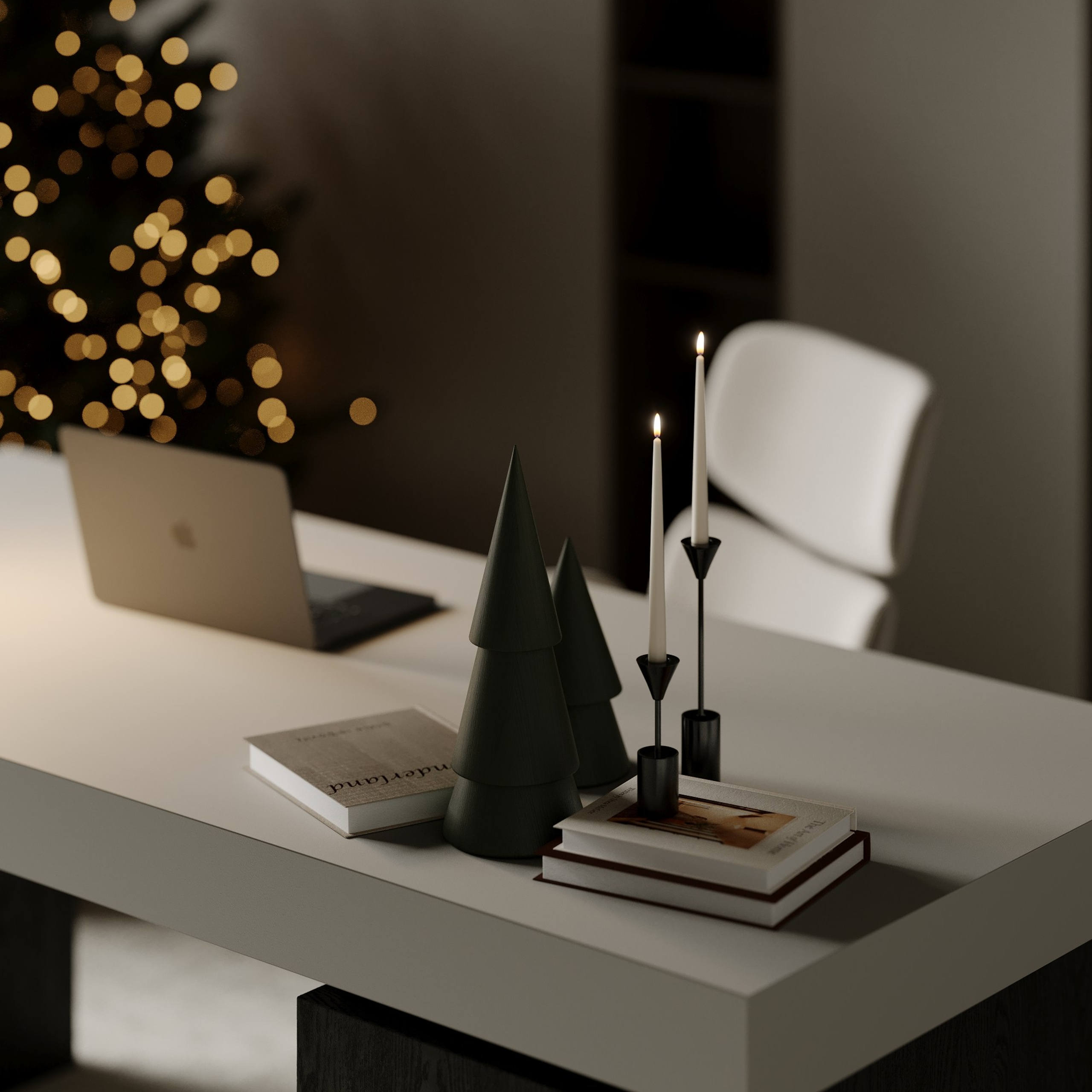 3D Scene Home Office. Anastasia Sorochin| 3d Visualization