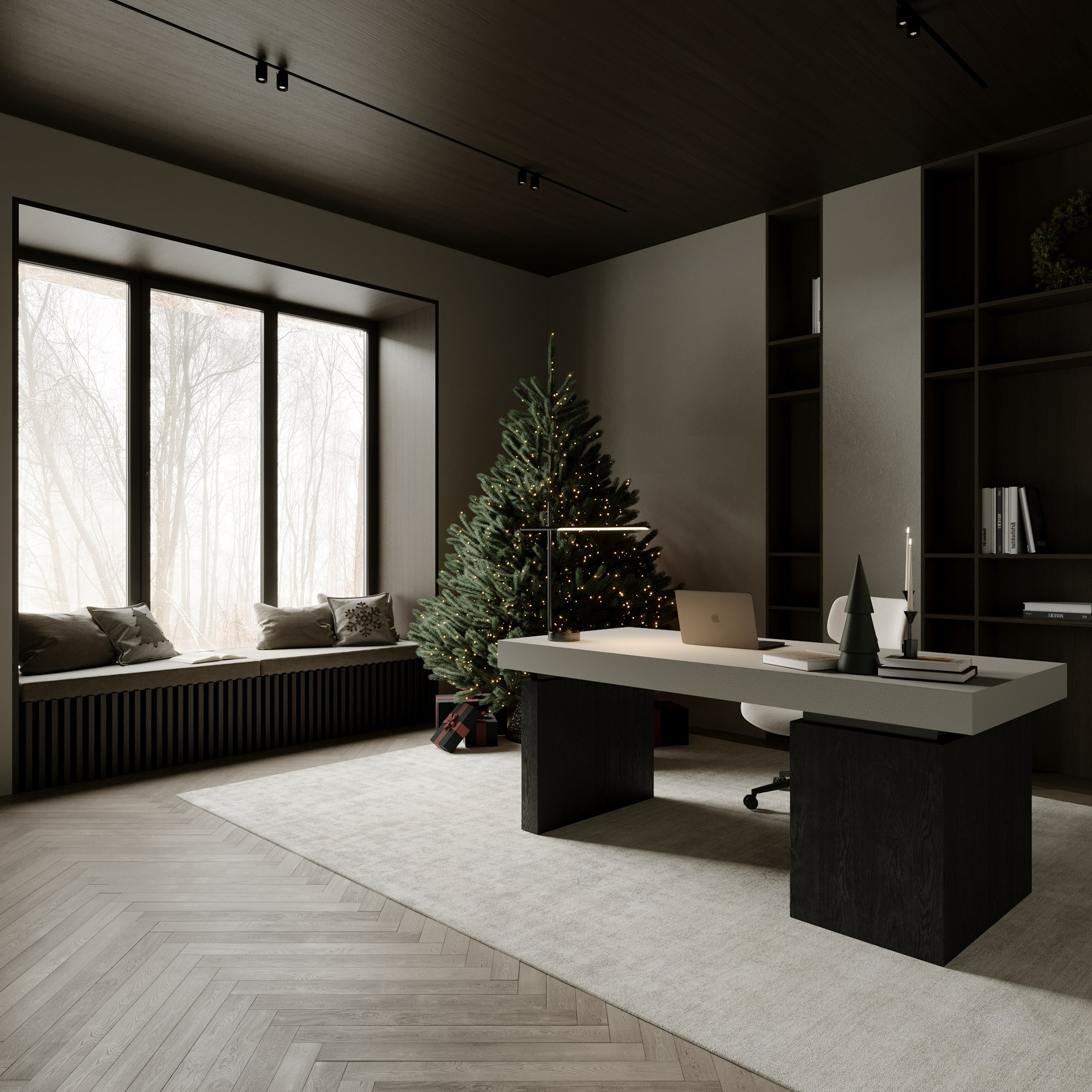 3D Scene Home Office. Anastasia Sorochin| 3d Visualization