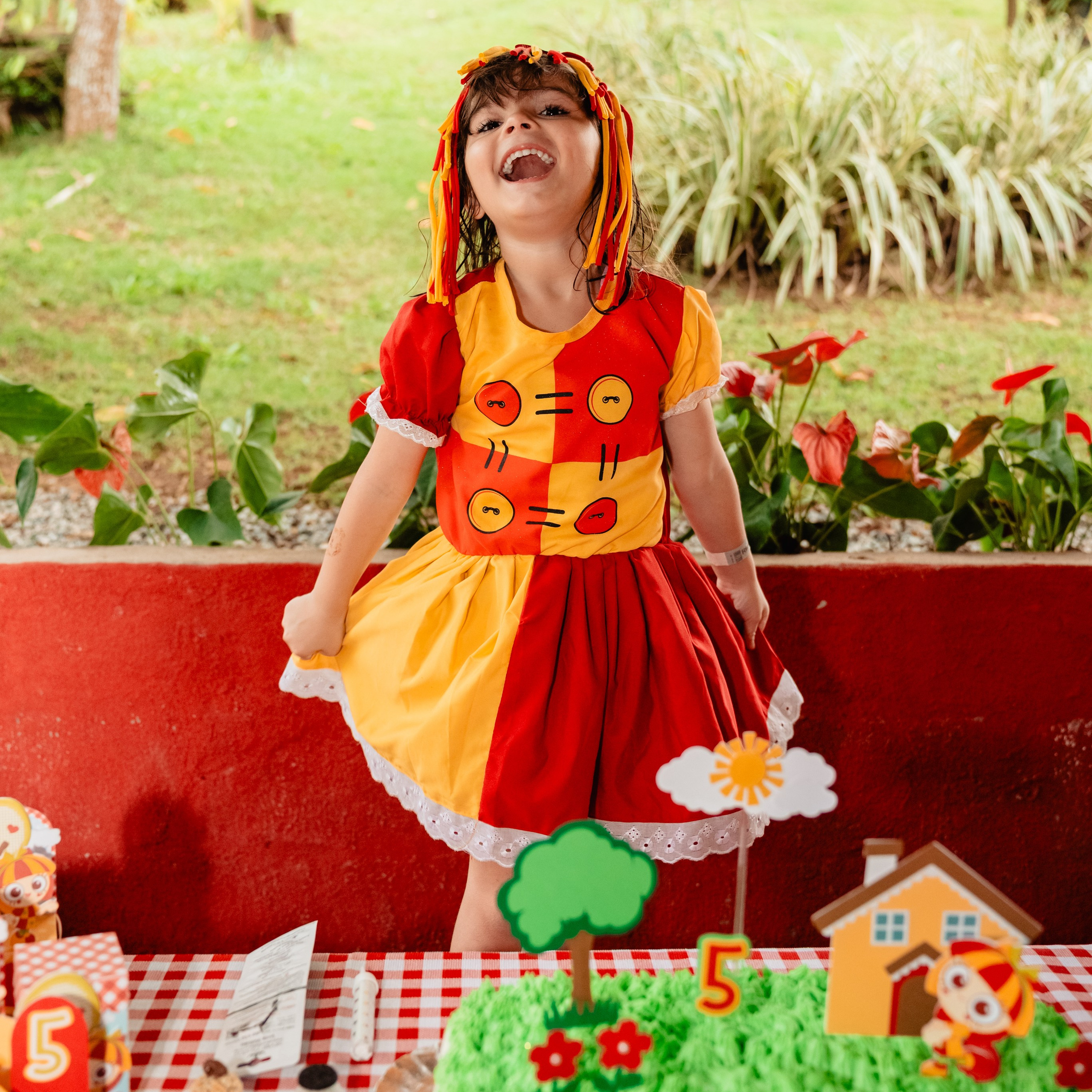 OS 5 anos da Bianca