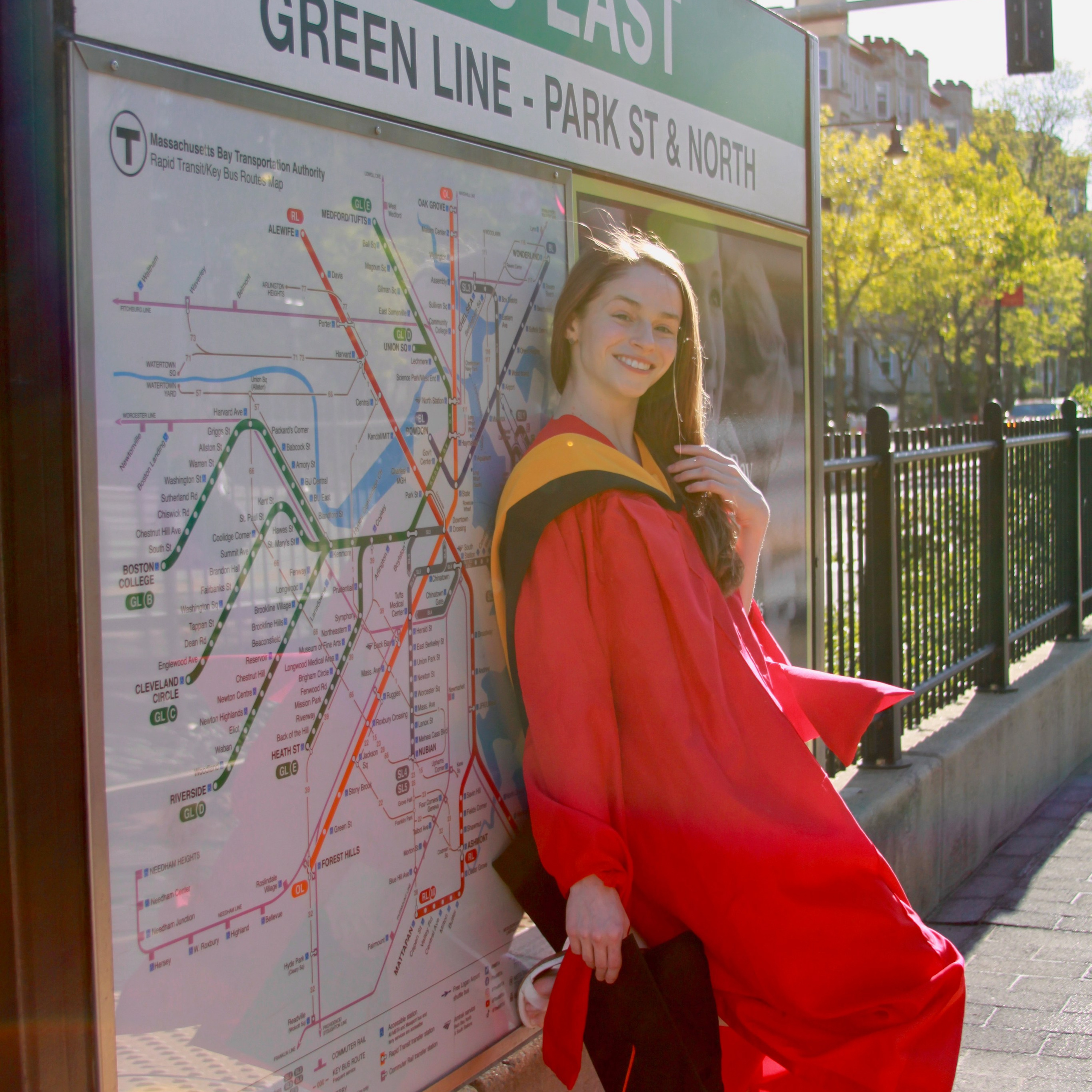 Masters graduation with Rach