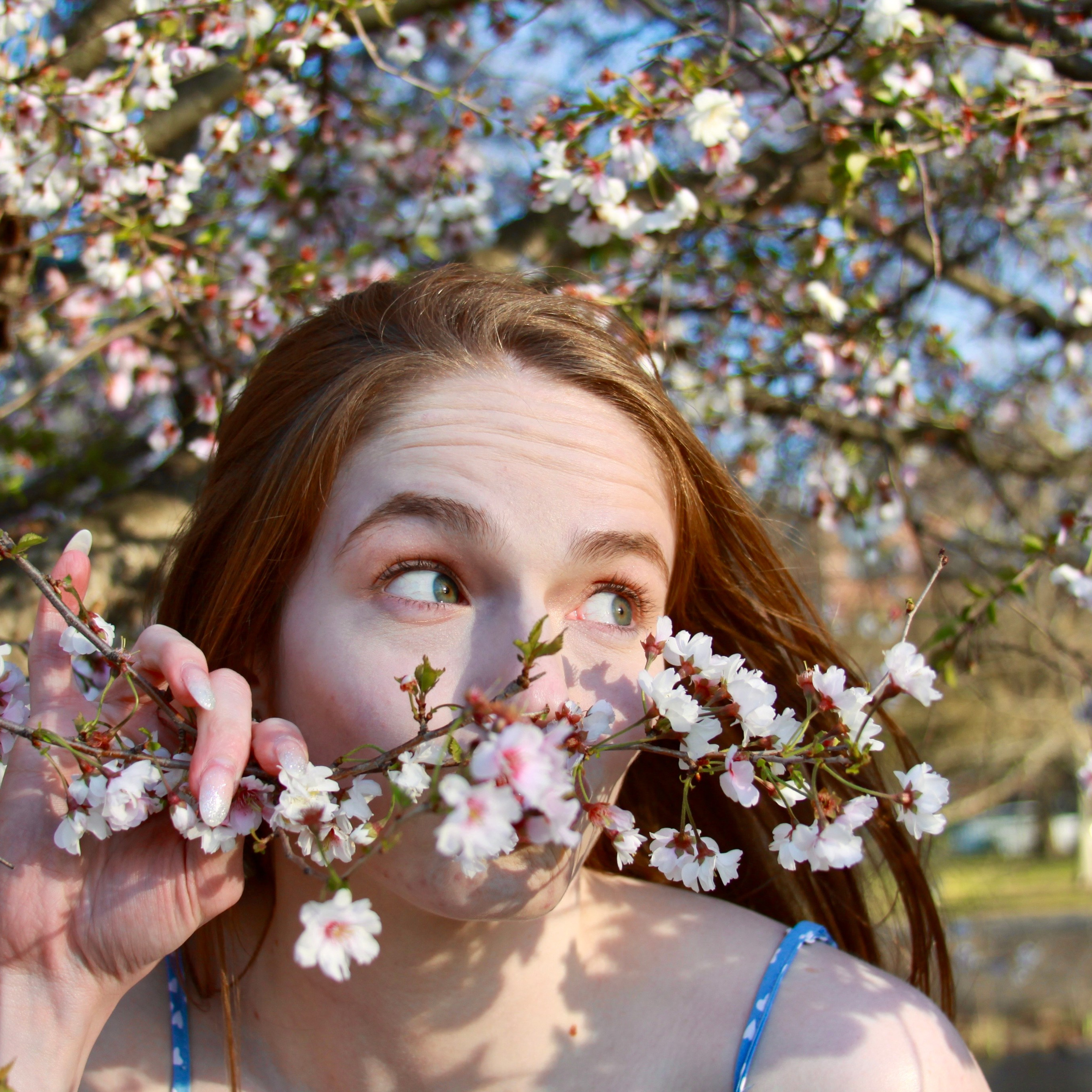 Cherry blossom mini shoot with Rach