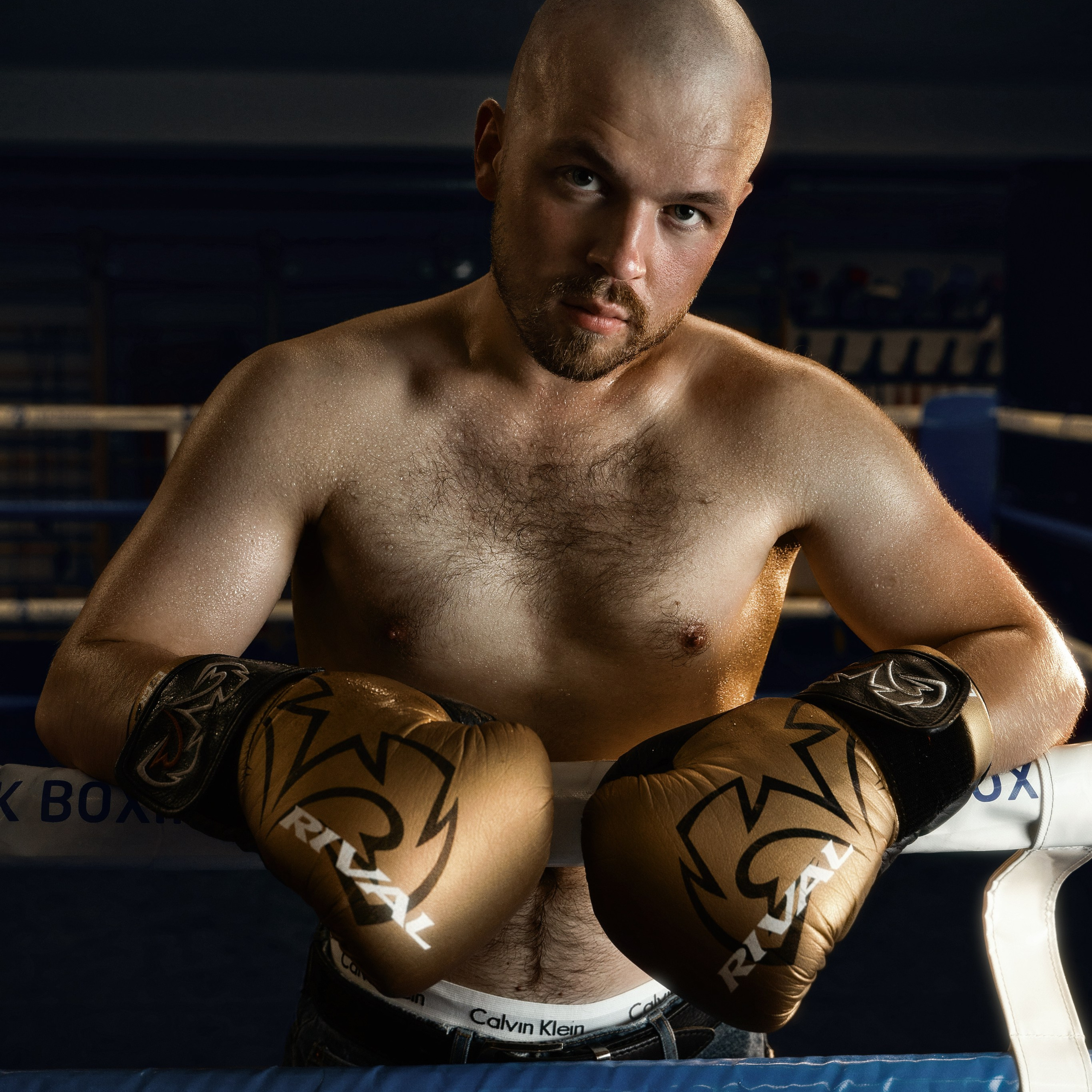 Jay in the boxing gym