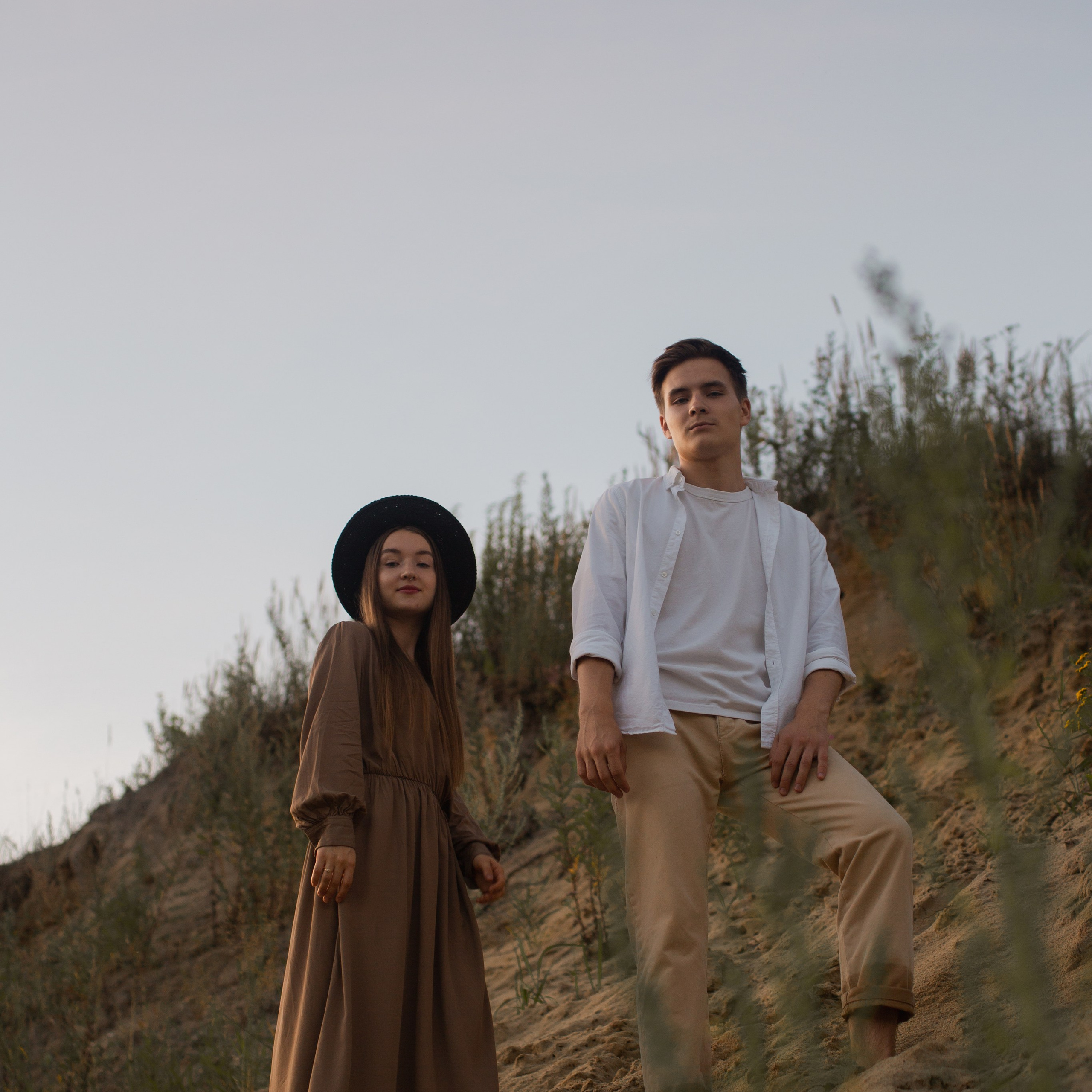 Nikita and Luba. Siblings