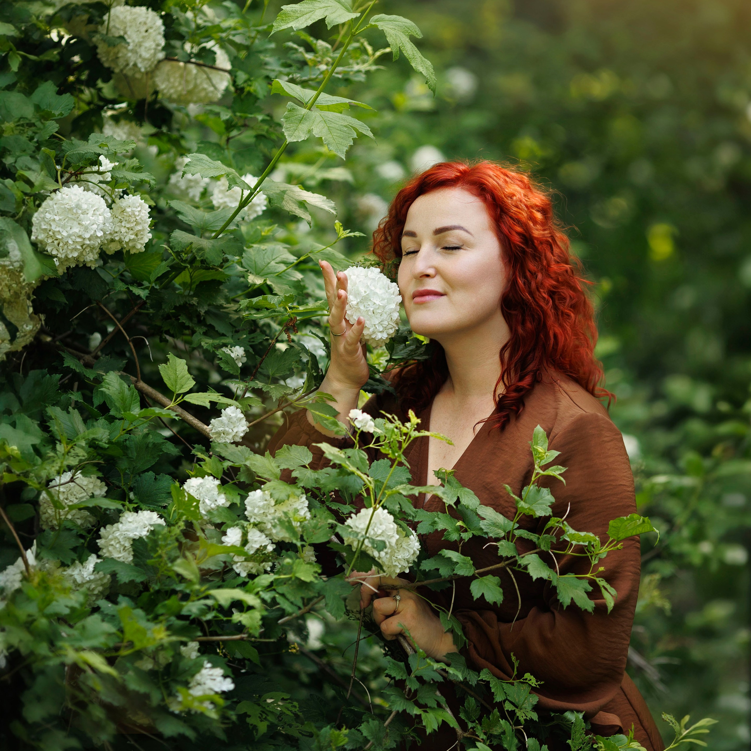 Семейная прогулка в парке.
