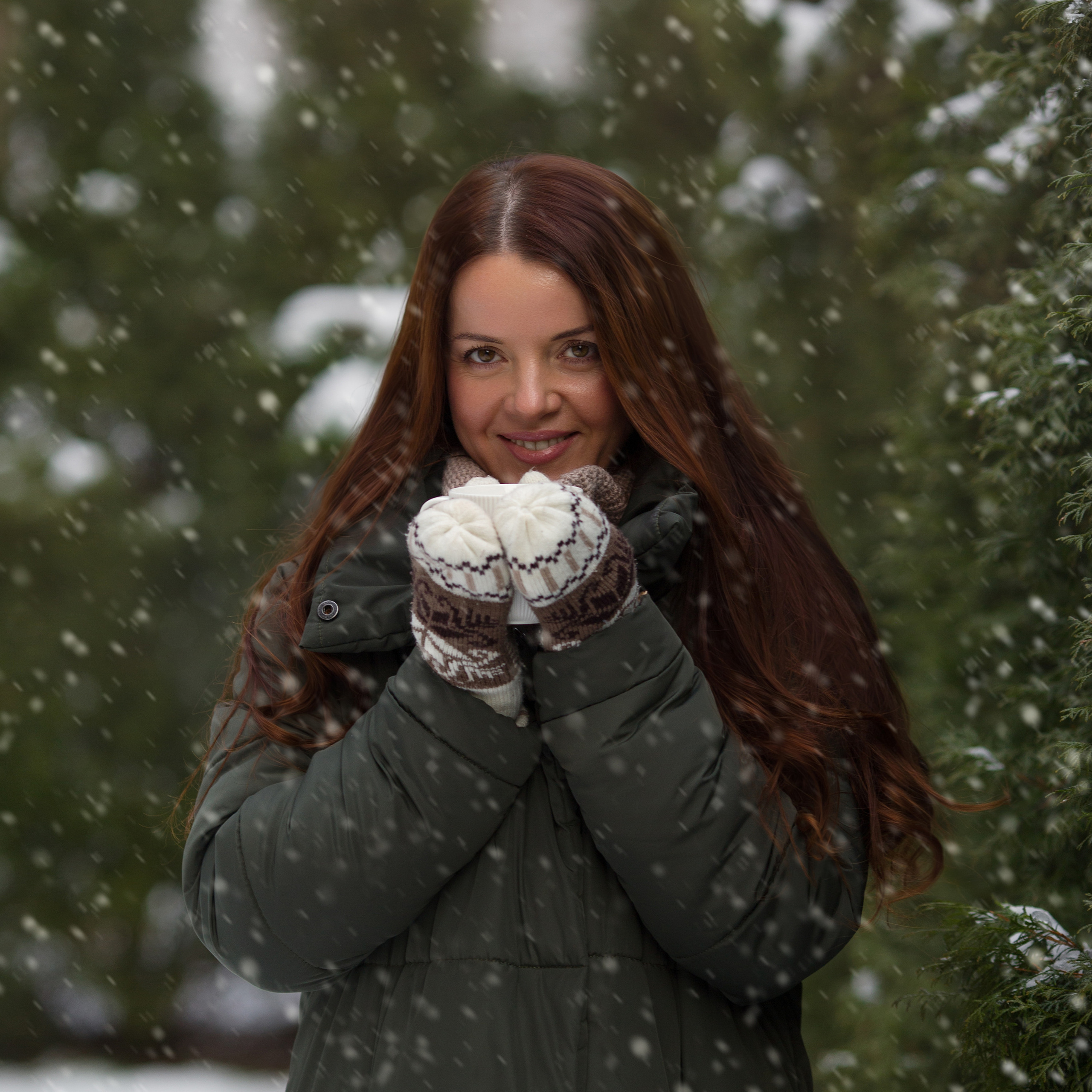 Зимняя семейная фотоистория
