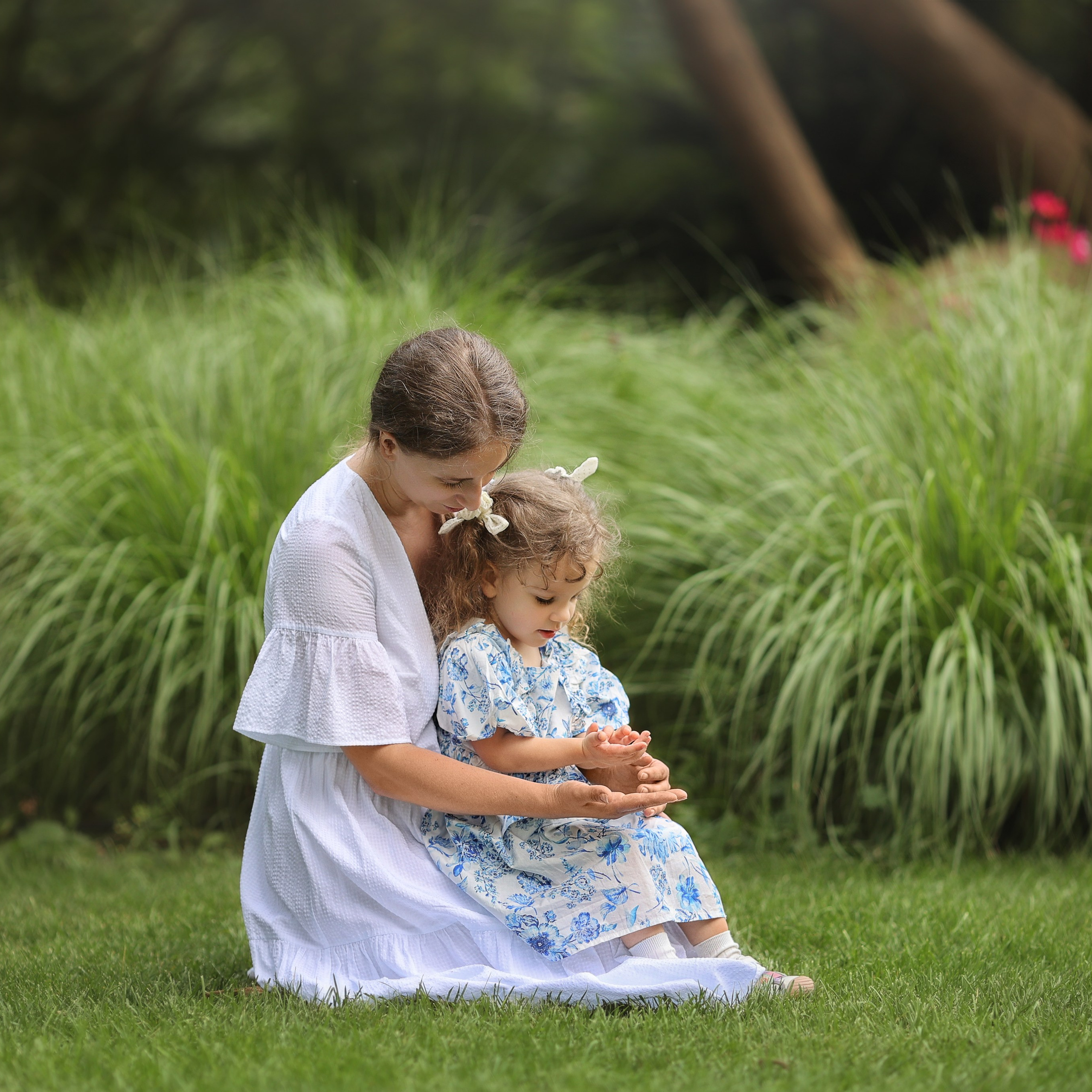 Walk into the Bernardine Garden.