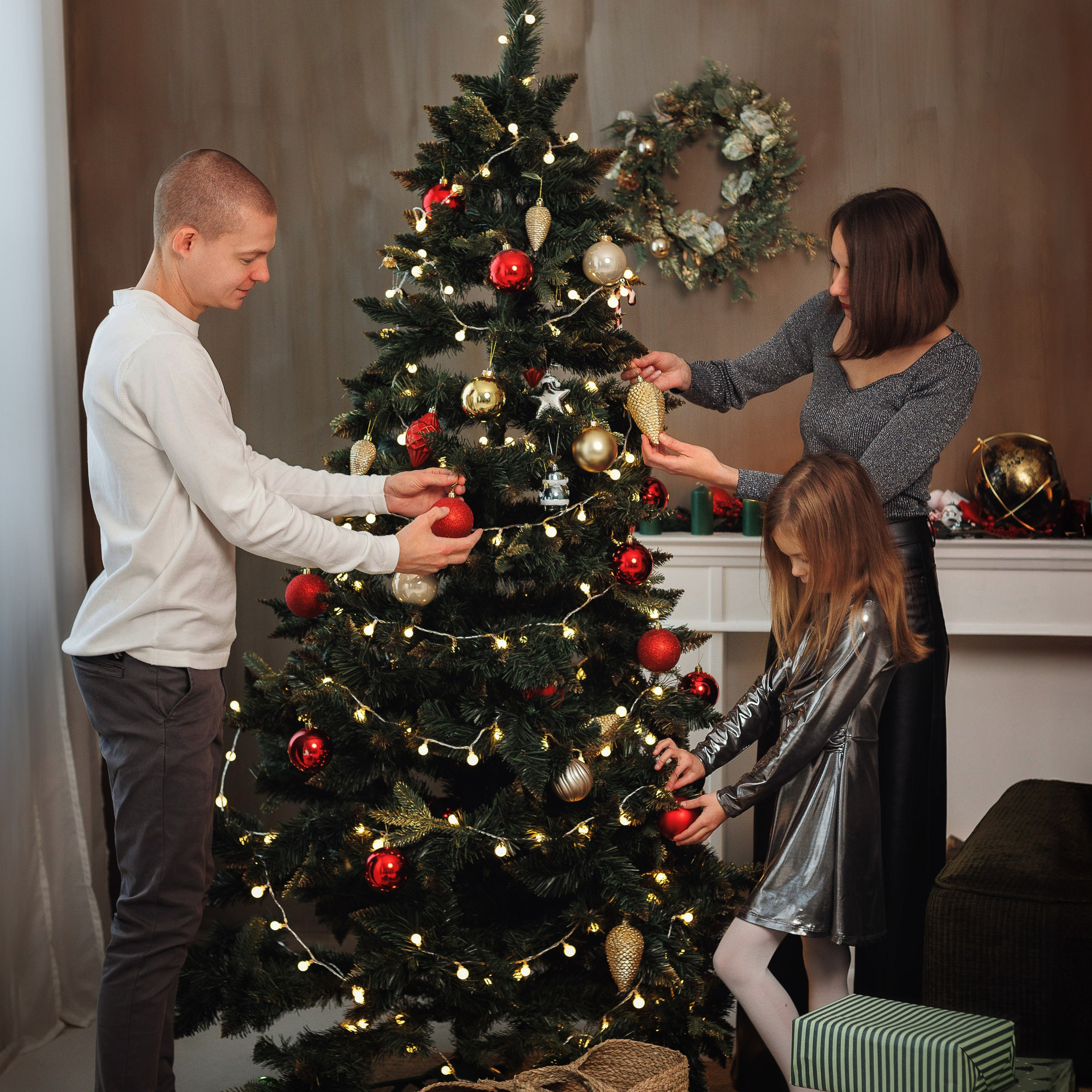 Семейная фотосессия в студии Вильнюса
