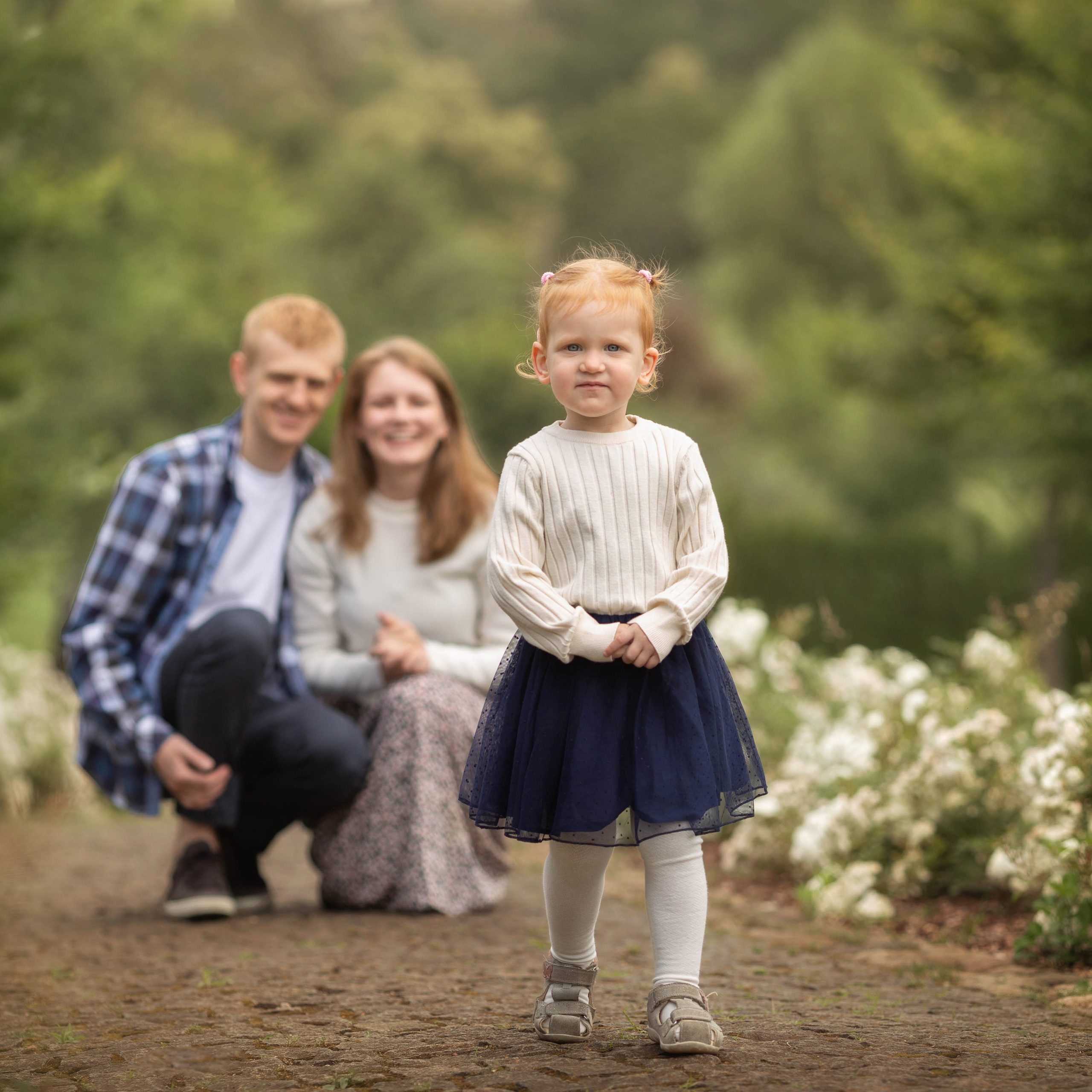 Вика, Юра и Анюта