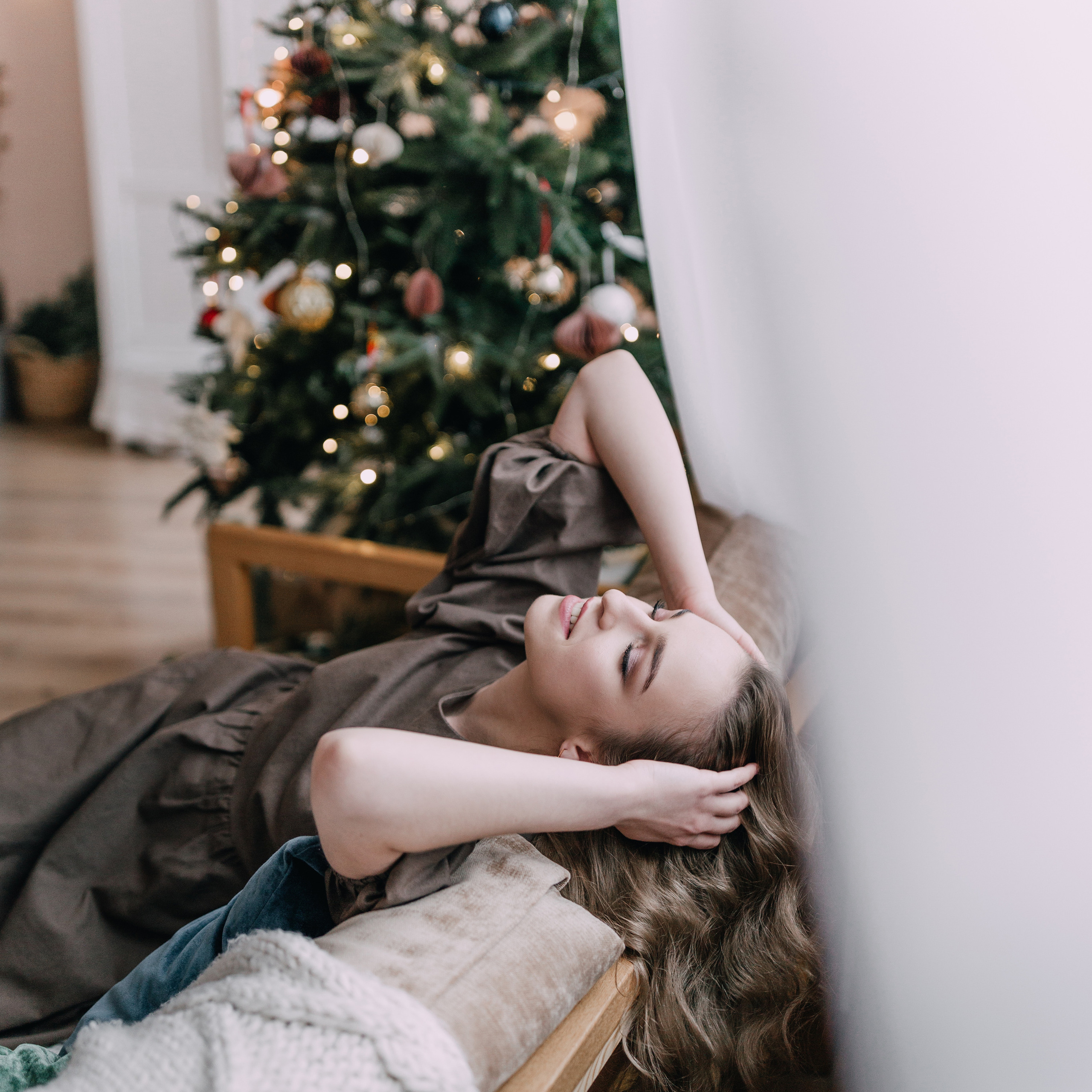 Photoshoot Christmas story with Masha