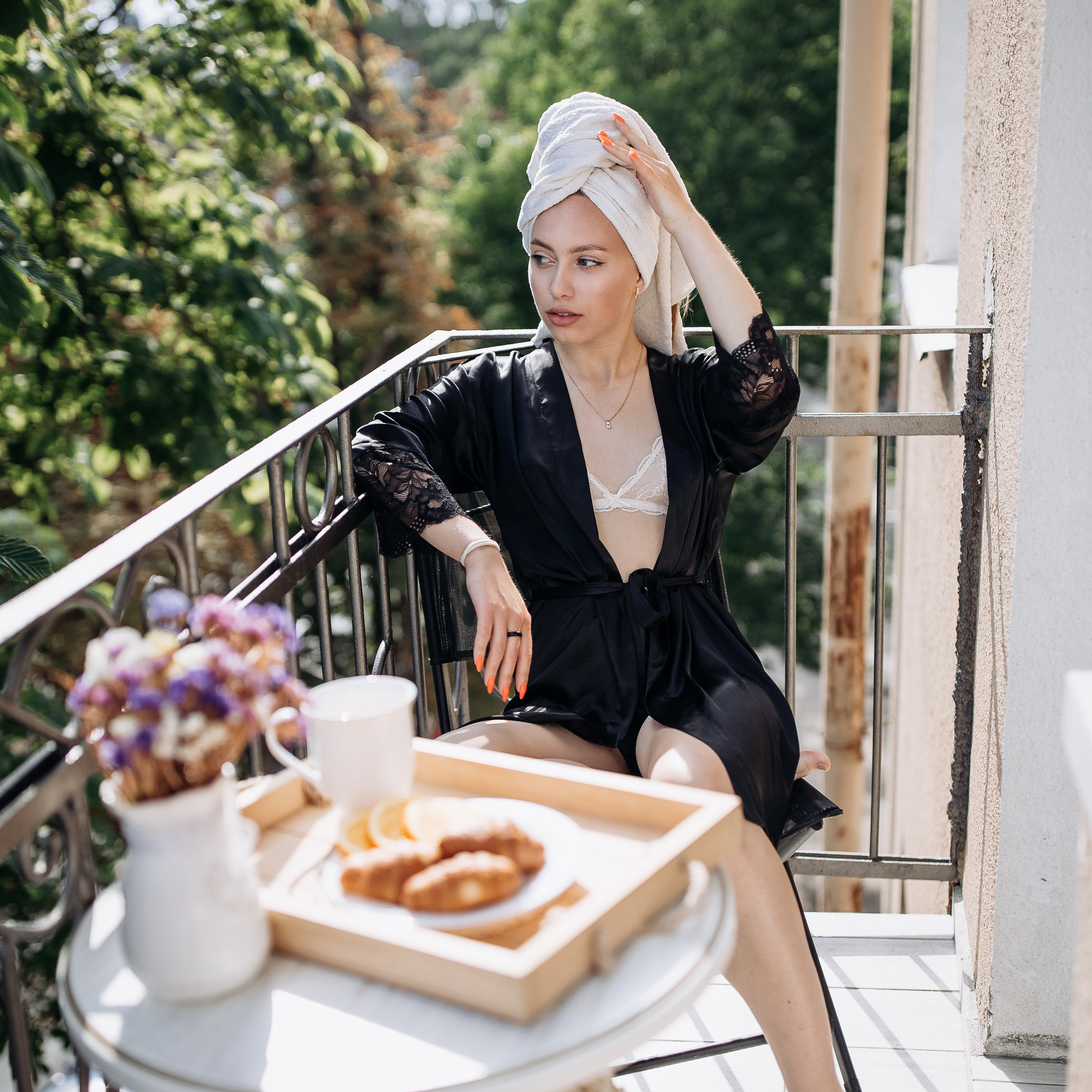 French breakfast with Olya