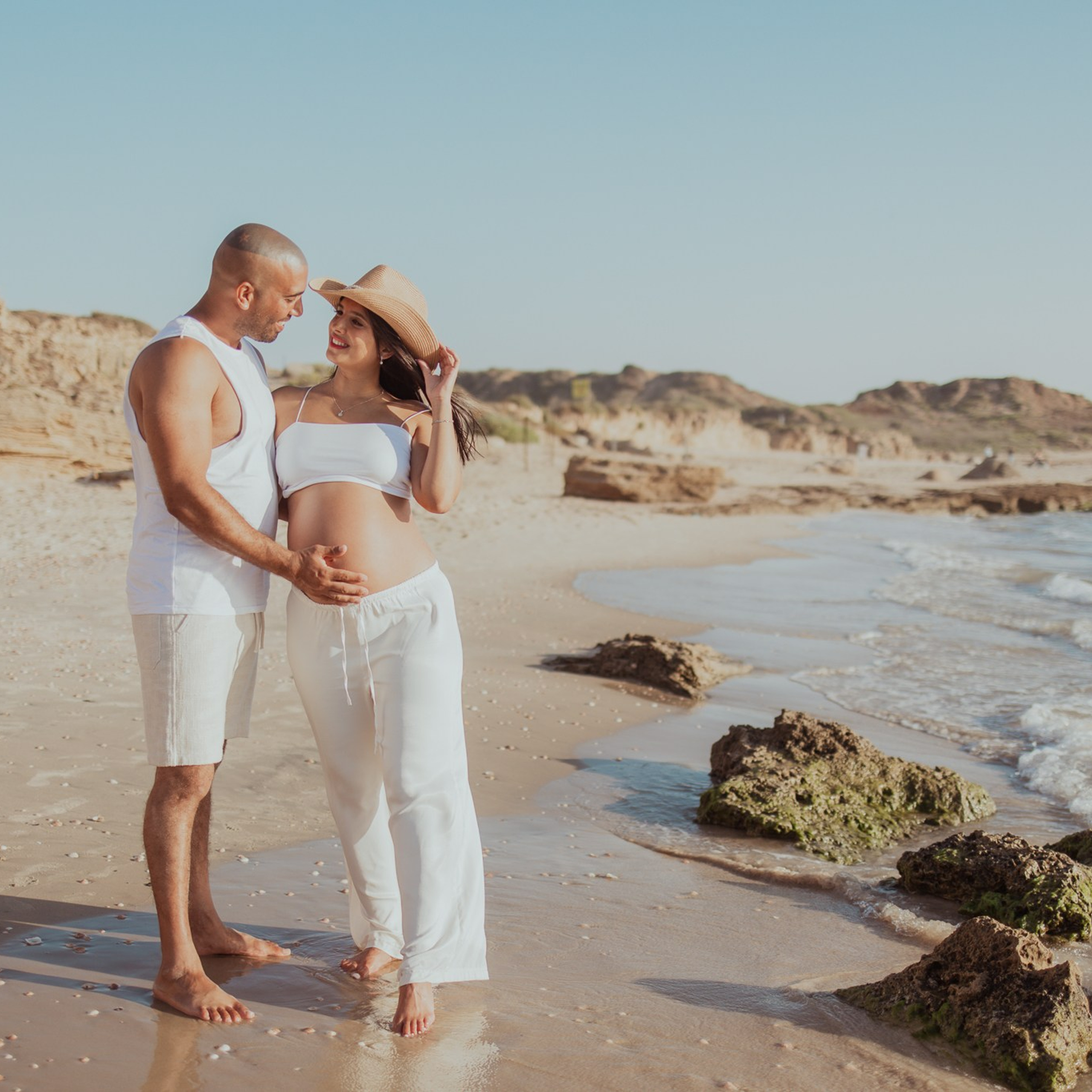 הריון & משפחה בחוף ים