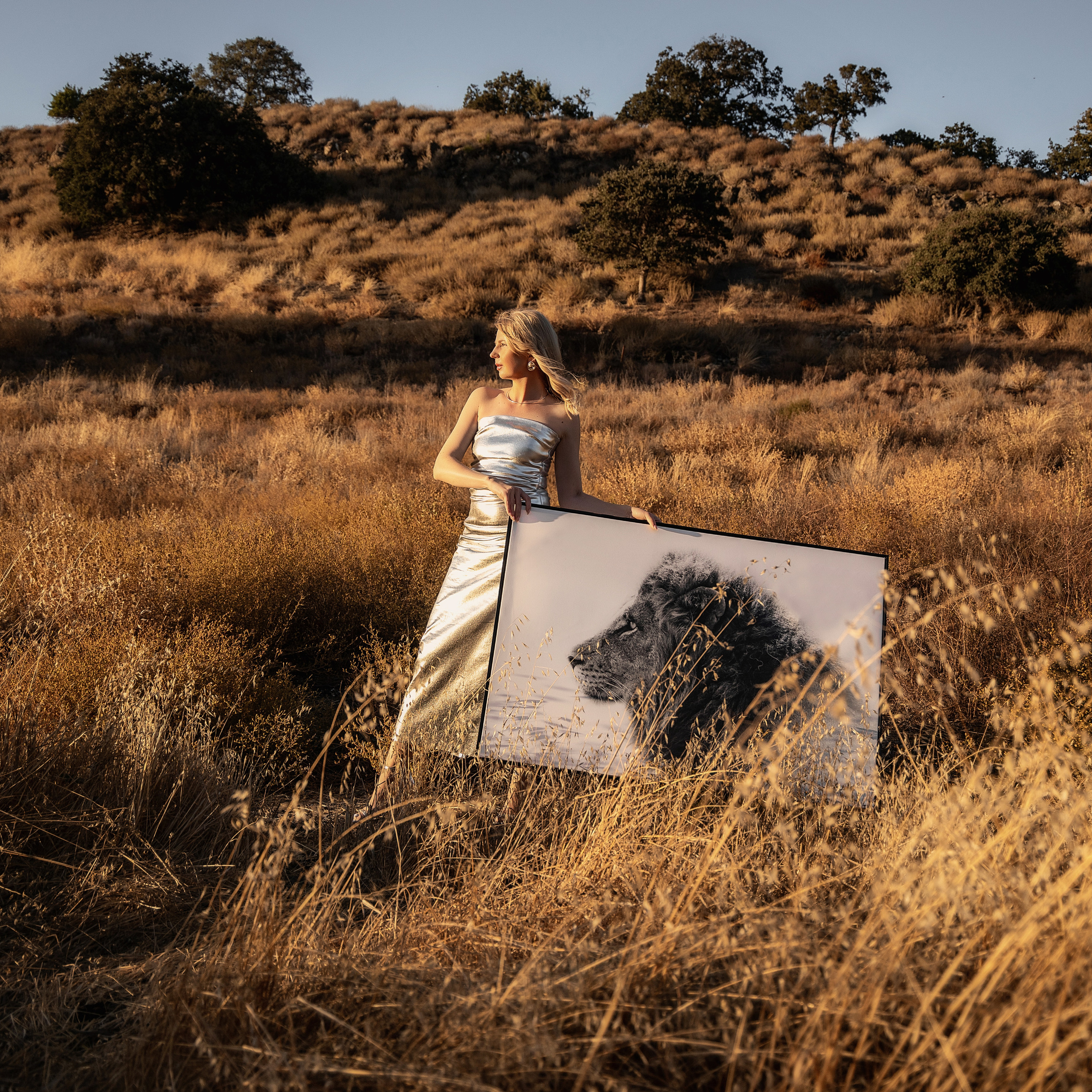 Walking with a lion
