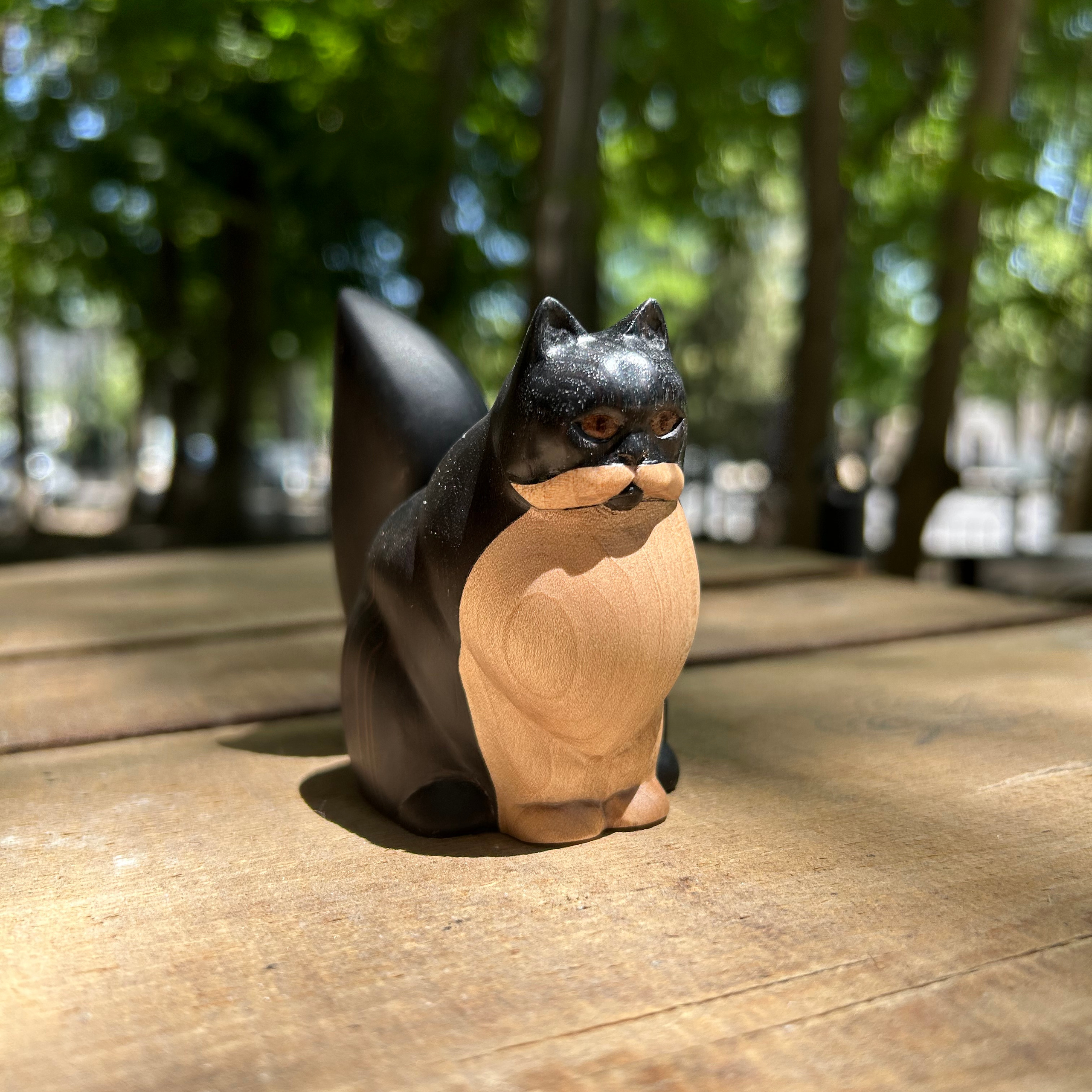 Коты. Резьба по дереву. Уникальные декоративные скульптуры для интерьера