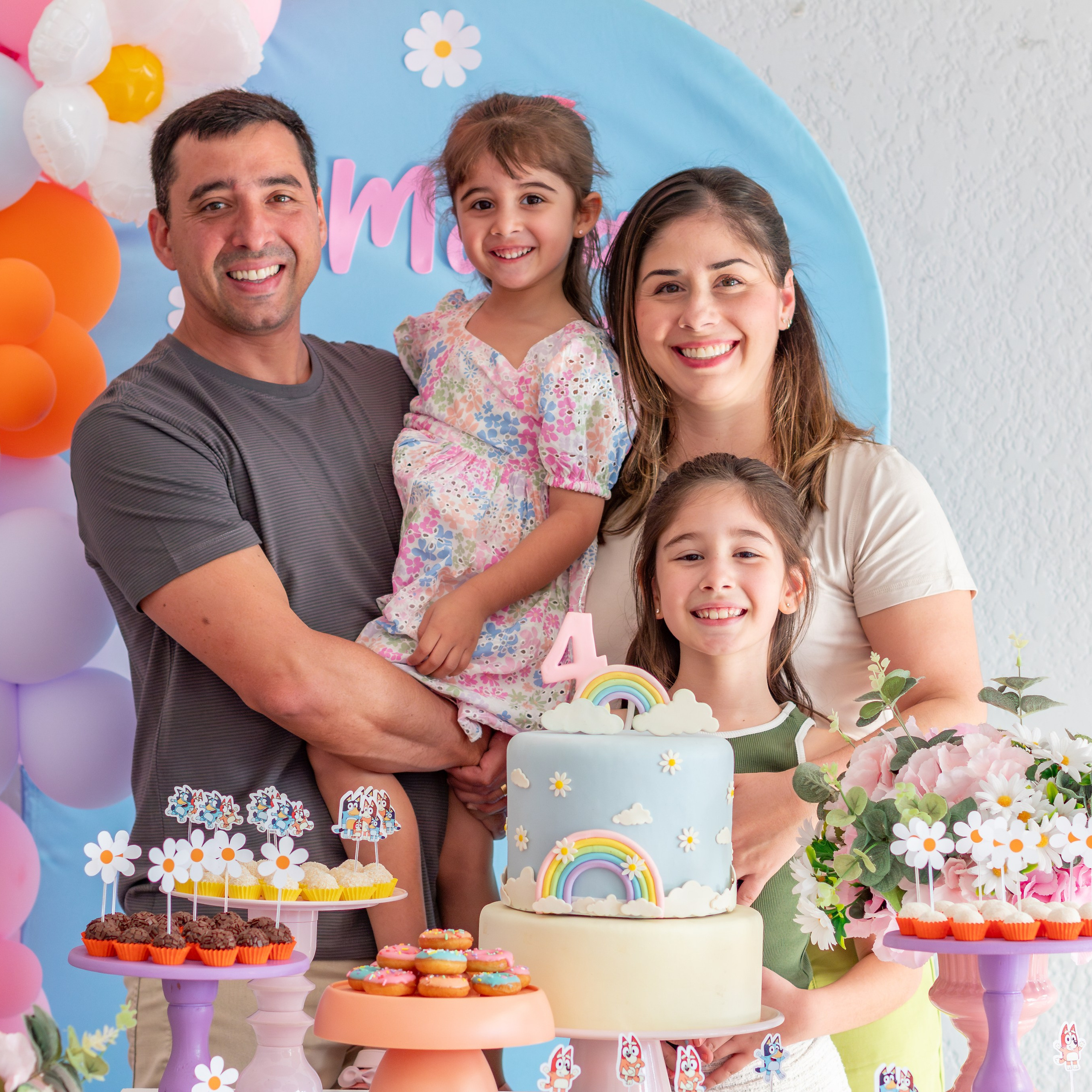 Maria Luiza — Aniversário 4 anos