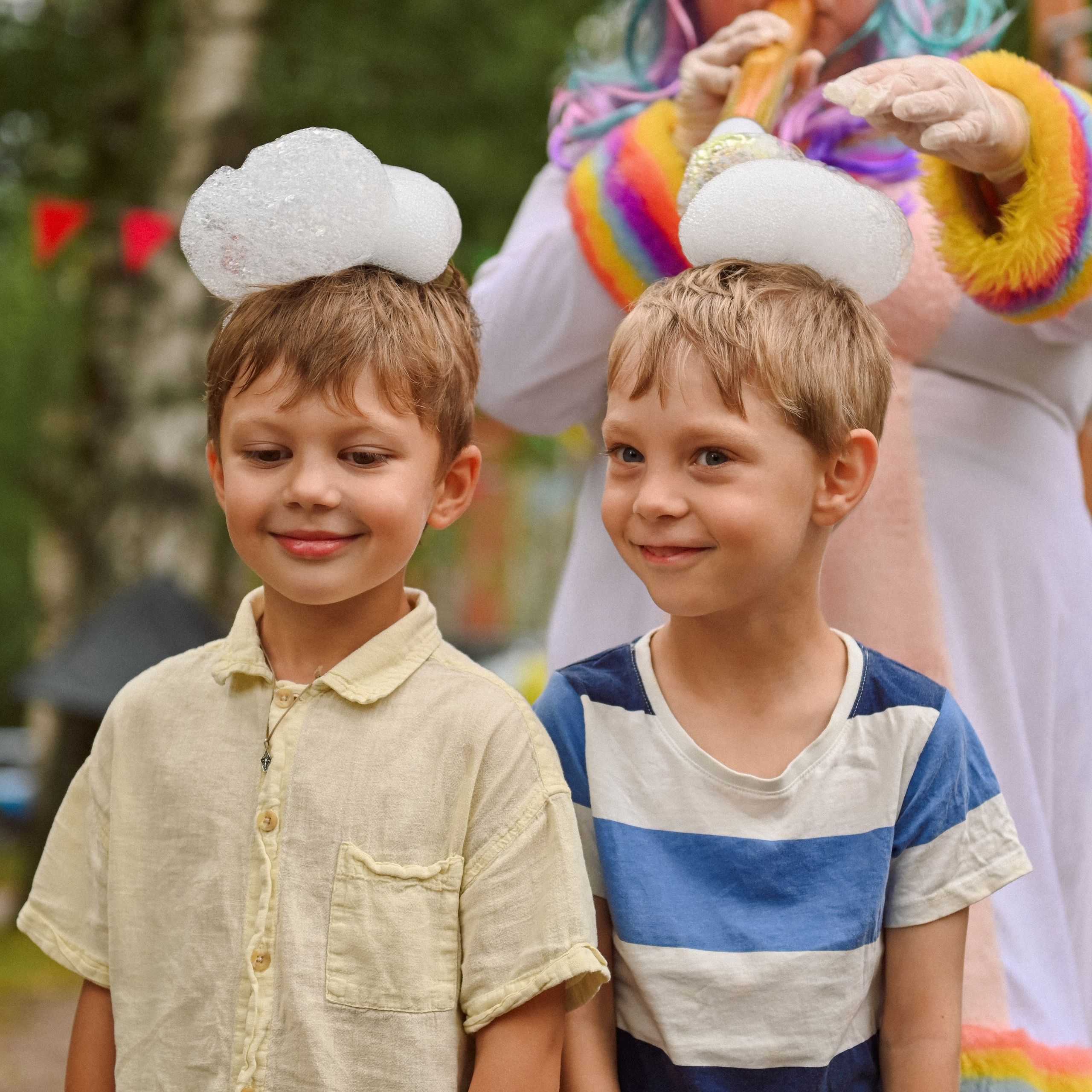 Праздник во дворе дома