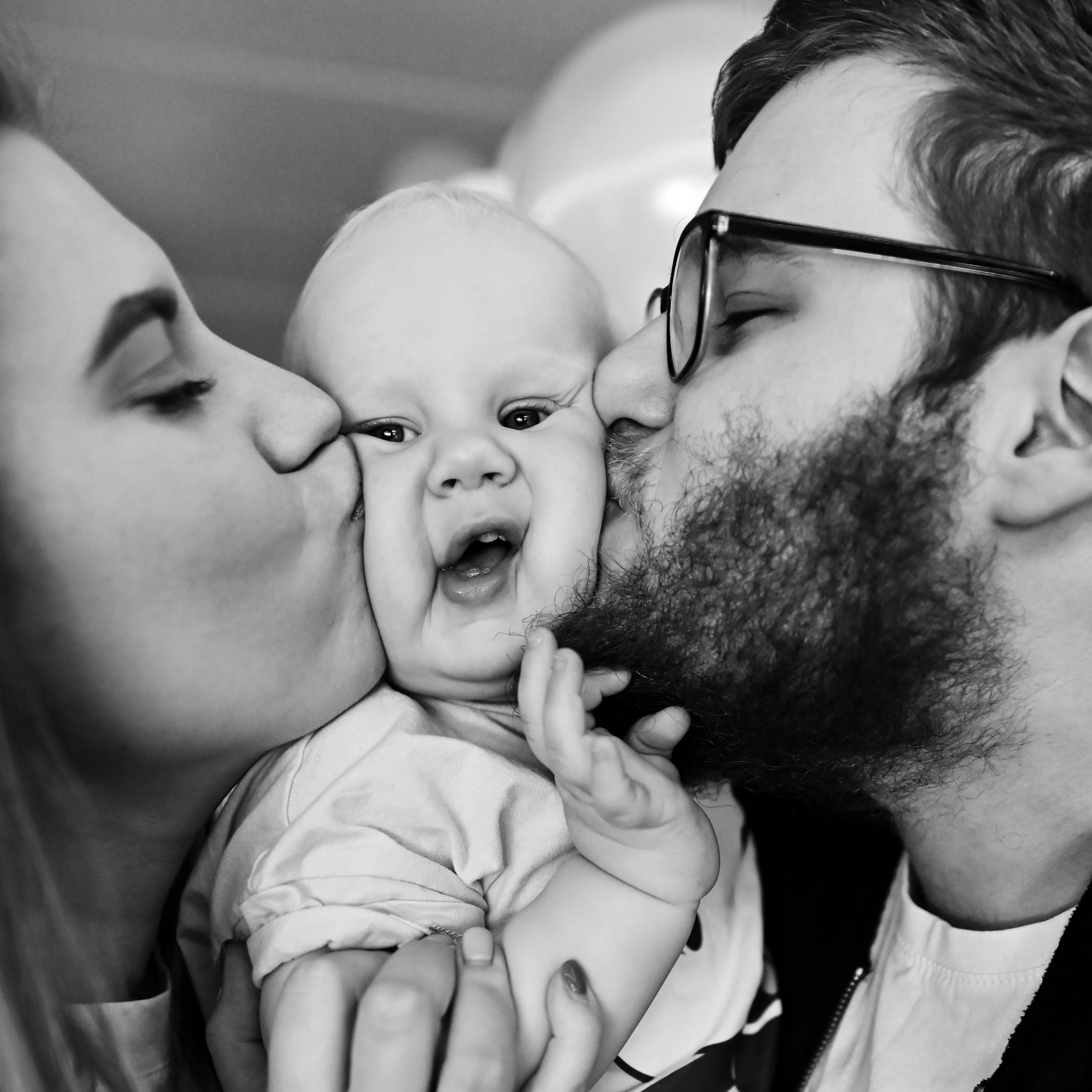 Первый годик дома в семейном кругу