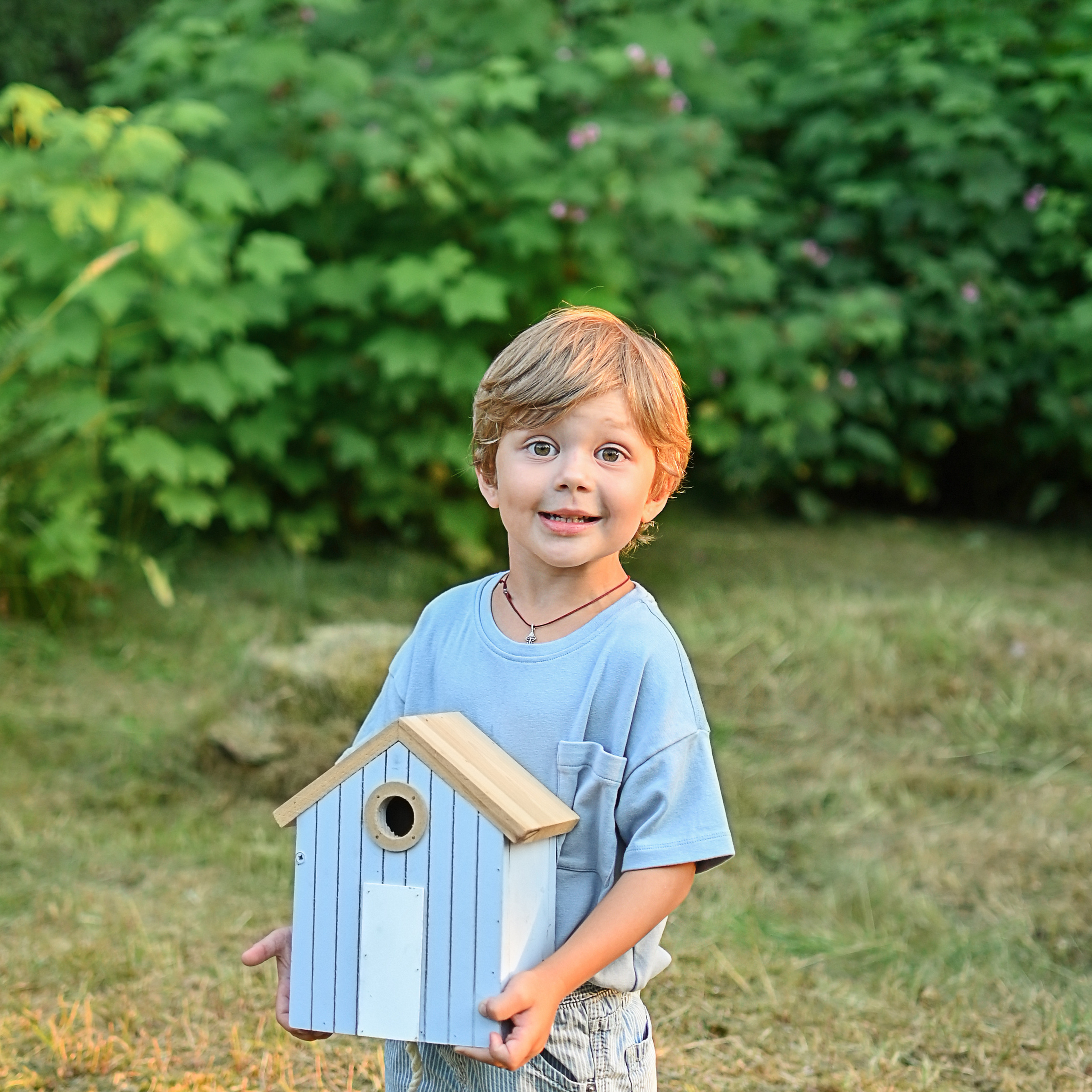 Фотосессия со скворечником