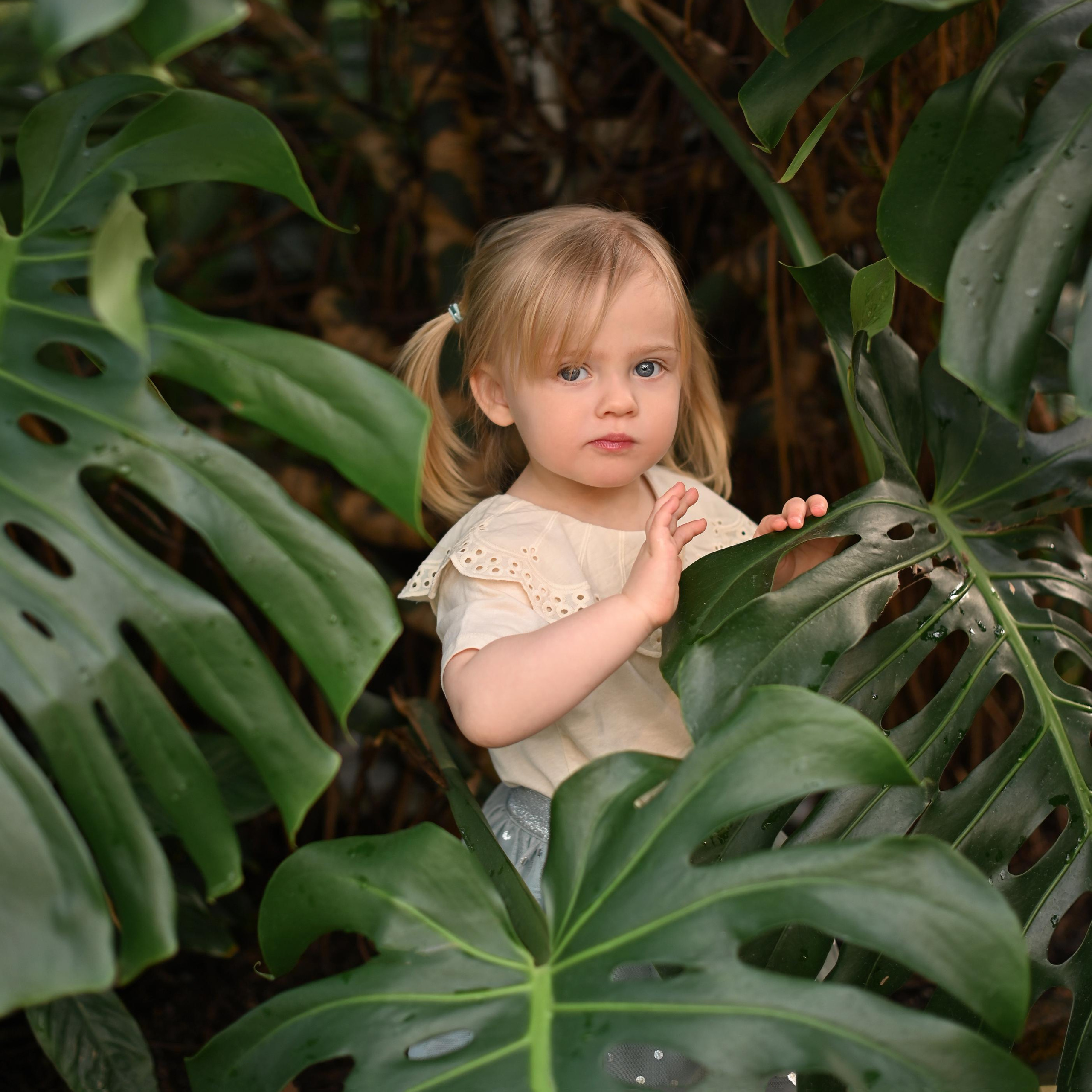 Семейная съемка в оранжерее