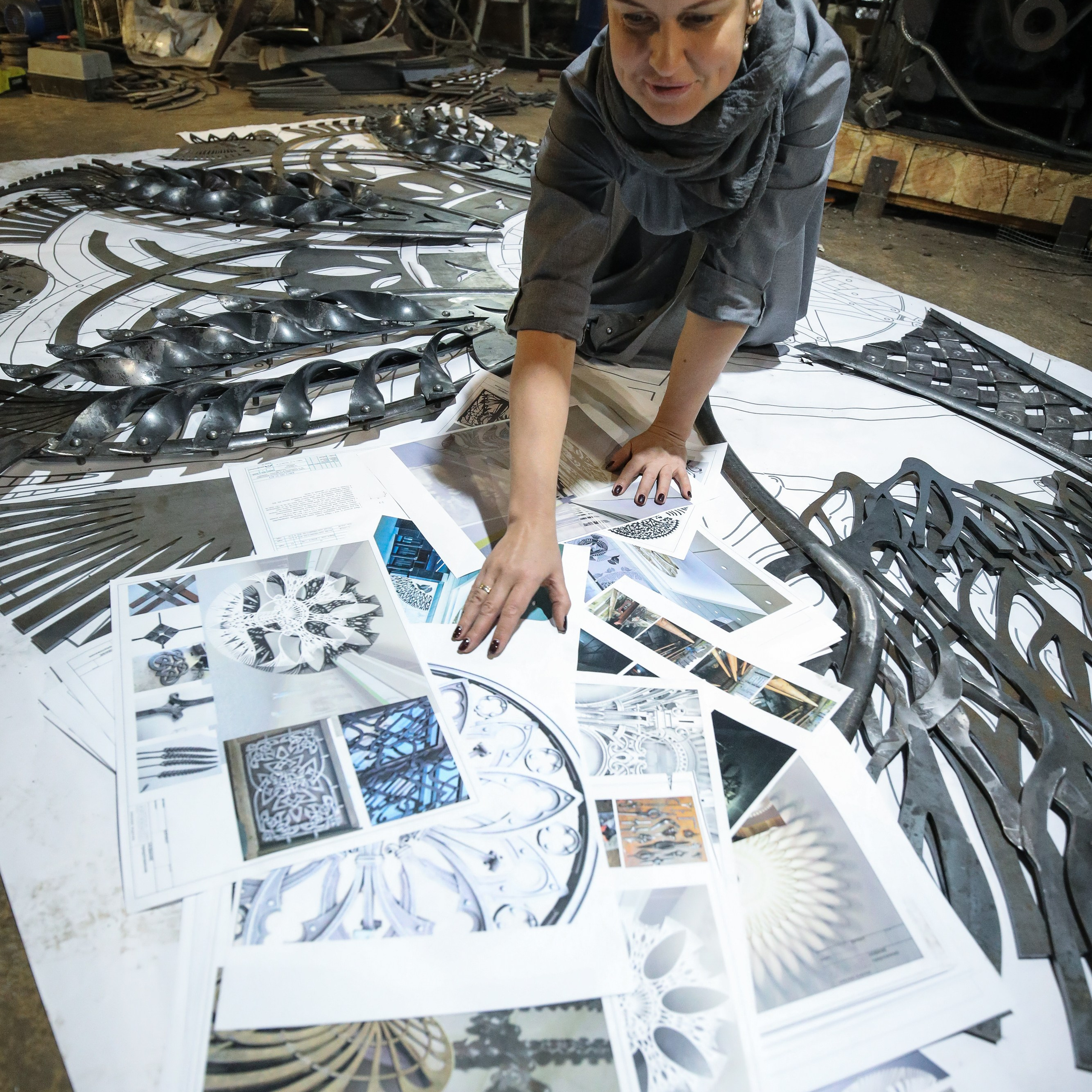 Скульптор кузнец Мария Тарлецкая