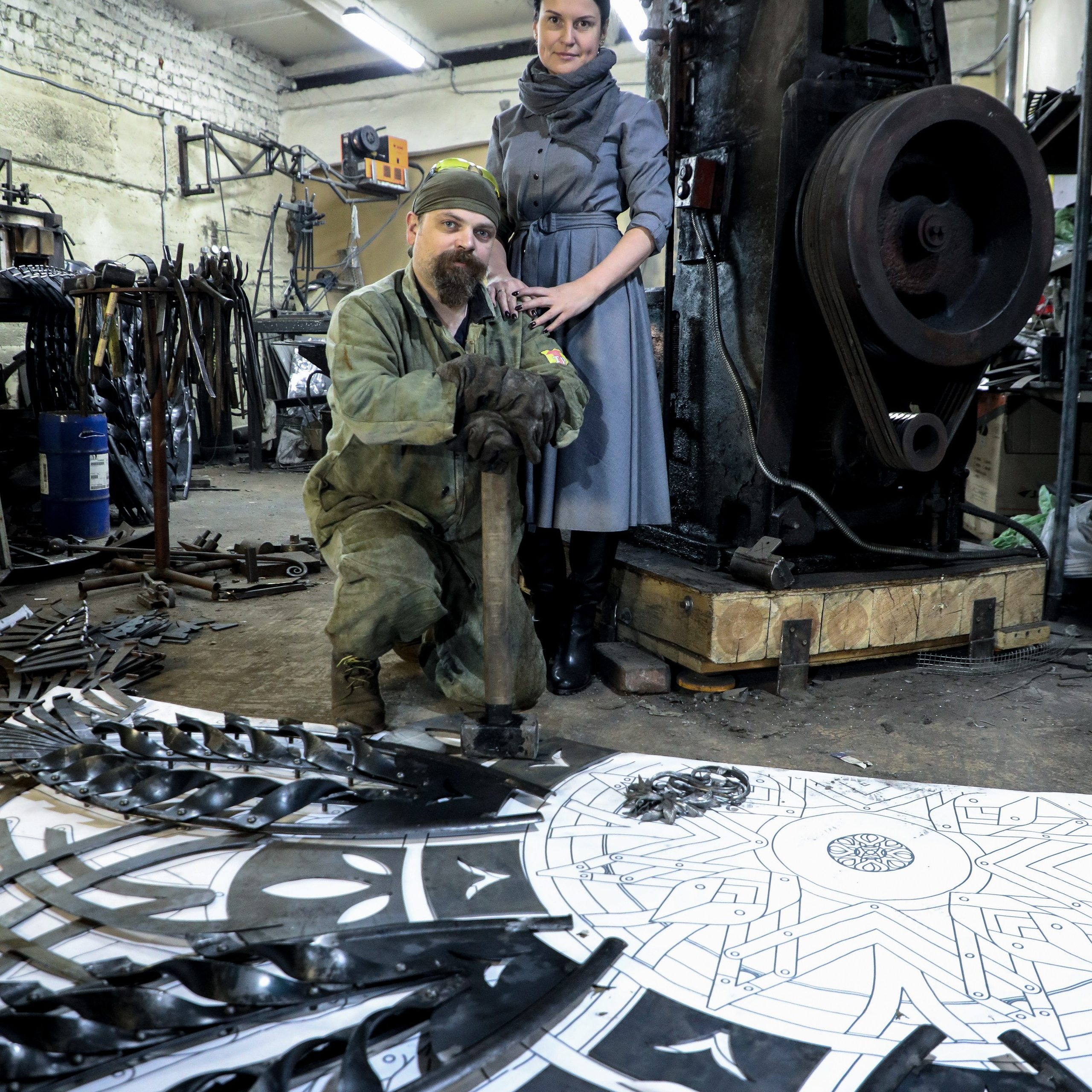 Скульптор кузнец Мария Тарлецкая