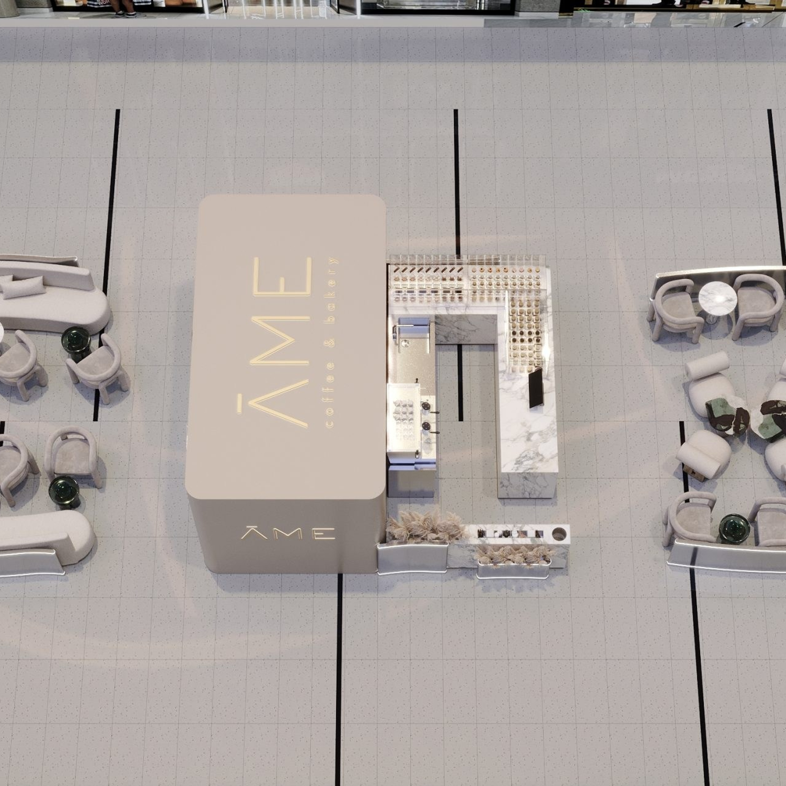 LADY GADIVA HAIR & BEAUTY SALON. Interior Design & 3D Rendering | AB Design Buro