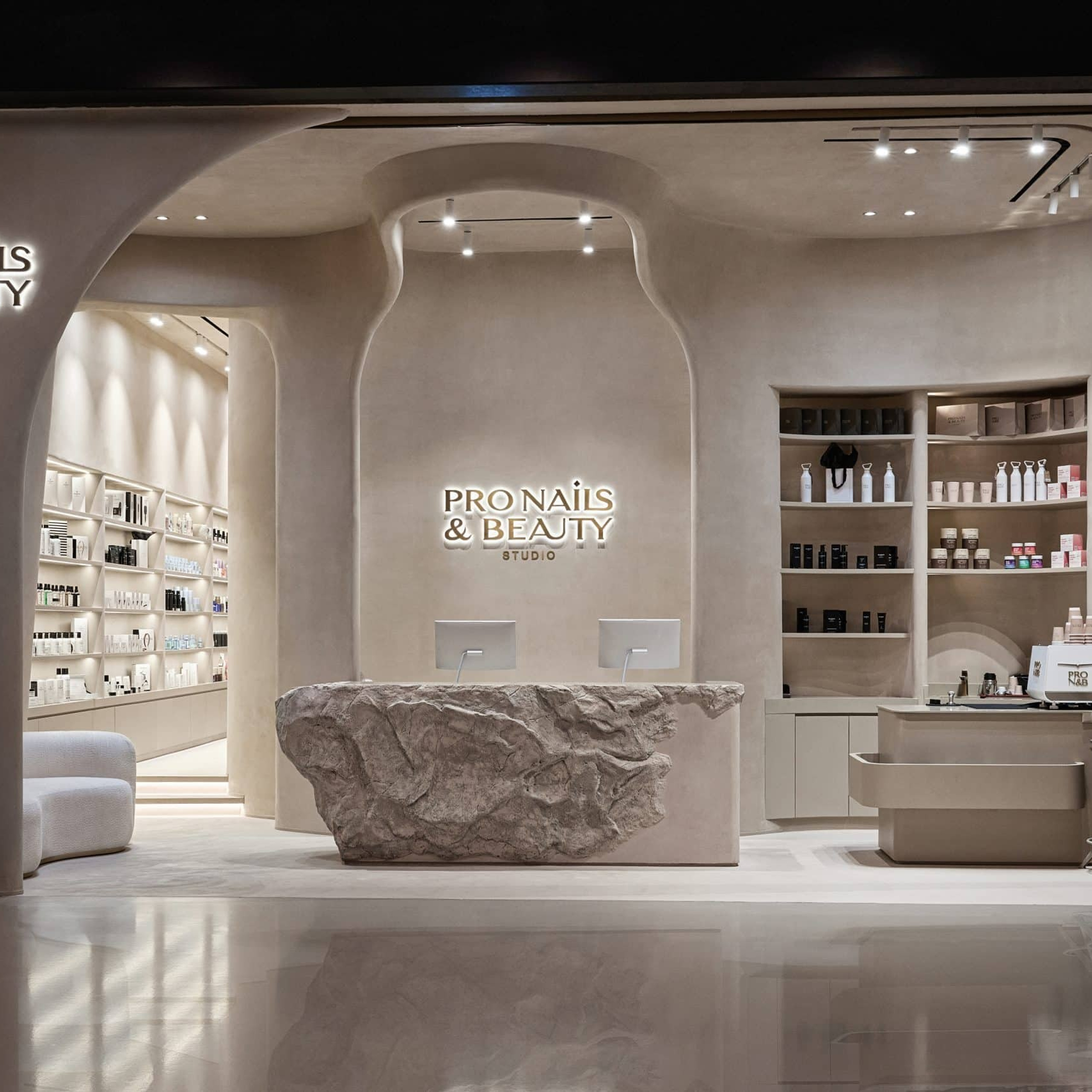 LADY GADIVA HAIR & BEAUTY SALON. Interior Design & 3D Rendering | AB Design Buro