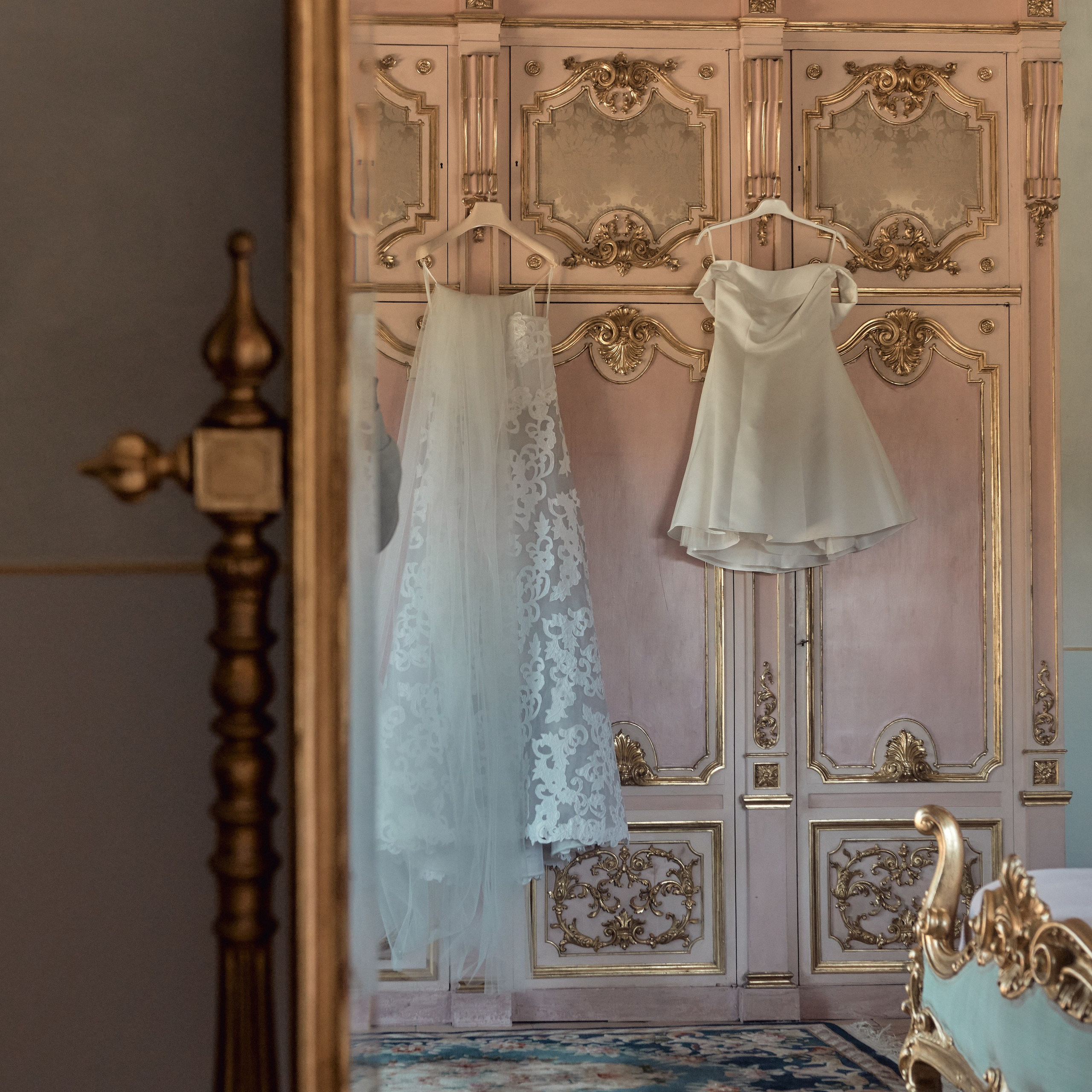 le stanze per la preparazione della sposa in Umbria 